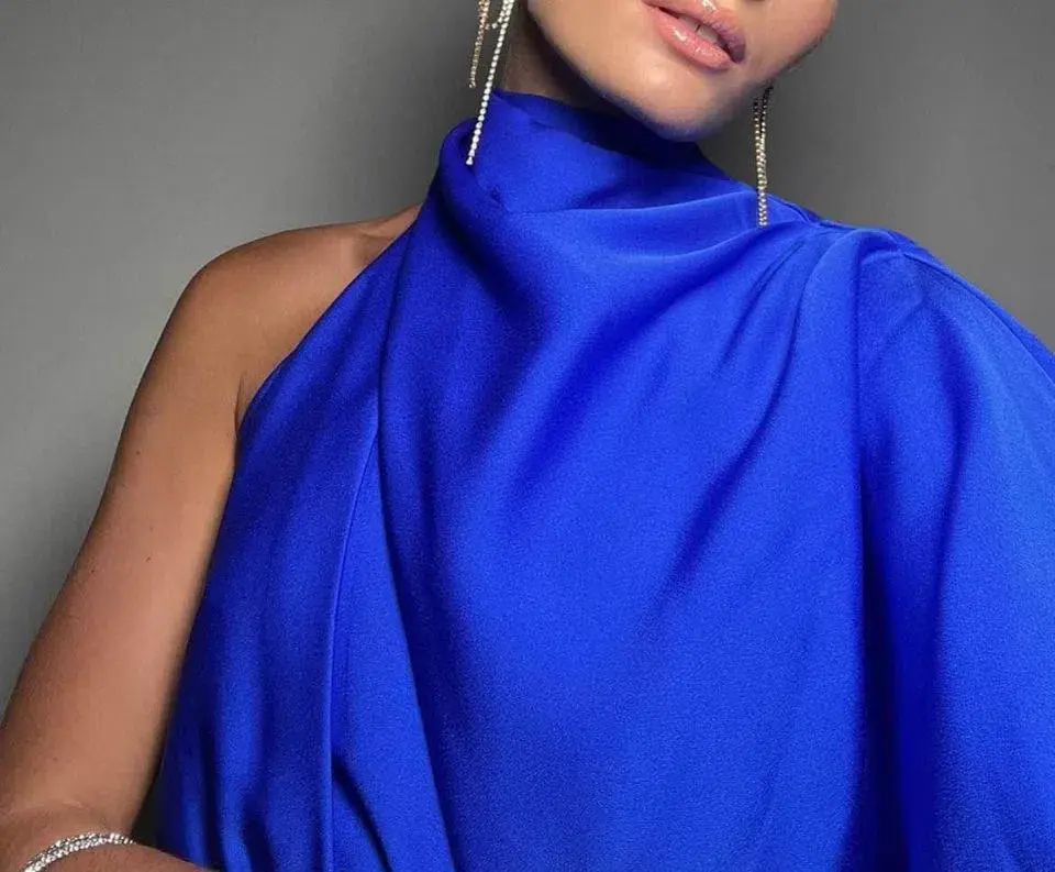 Sheike Olivia Maxi Dress Cobalt Blue Size 10 - Image 7