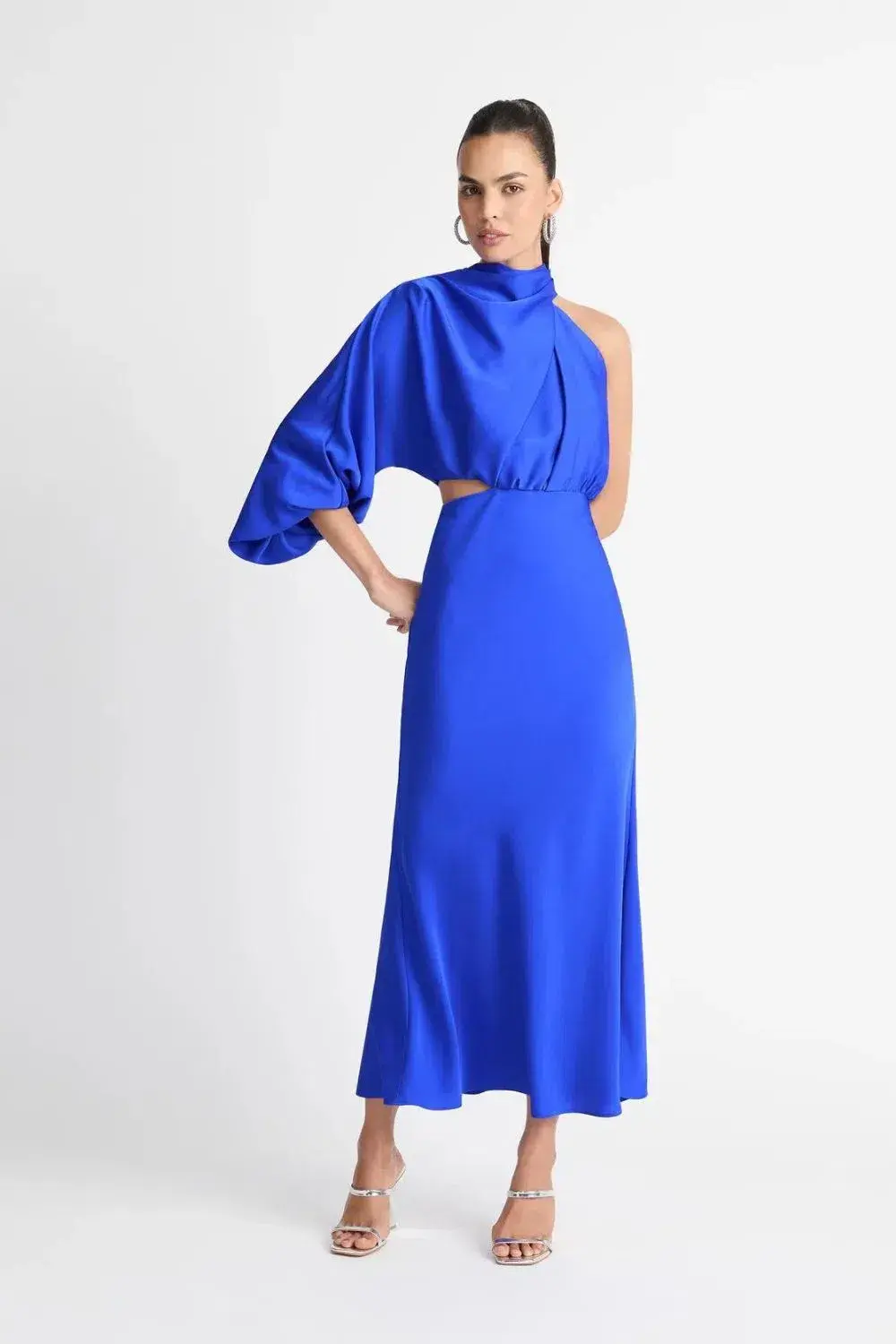 Sheike Olivia Maxi Dress Cobalt Blue Size 10 - Image 4