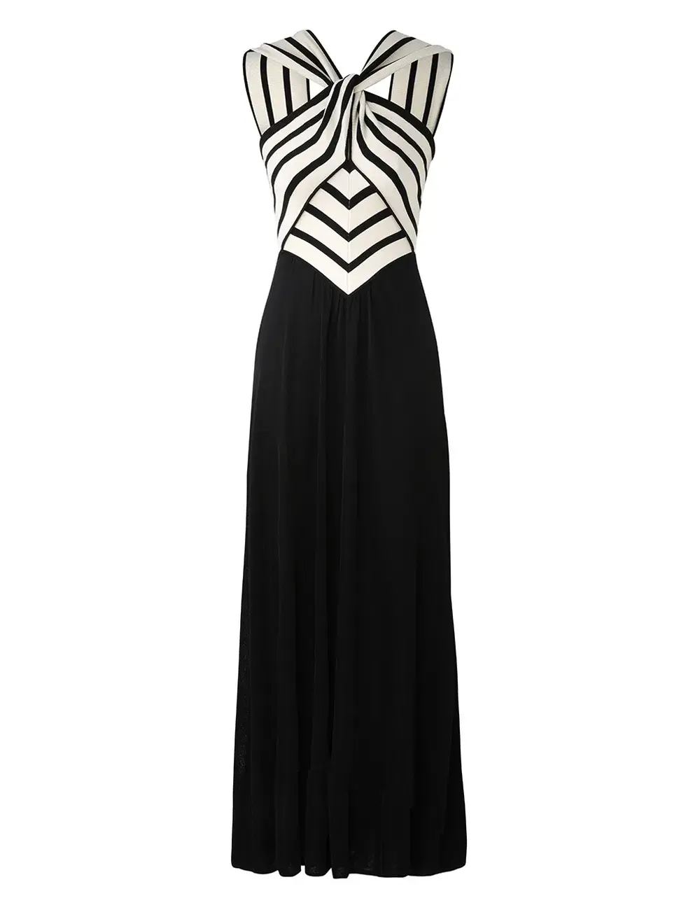 Zimmermann Natura Halter Neck Midi Dress Chevron Size 2 / AU 12  - Image 4