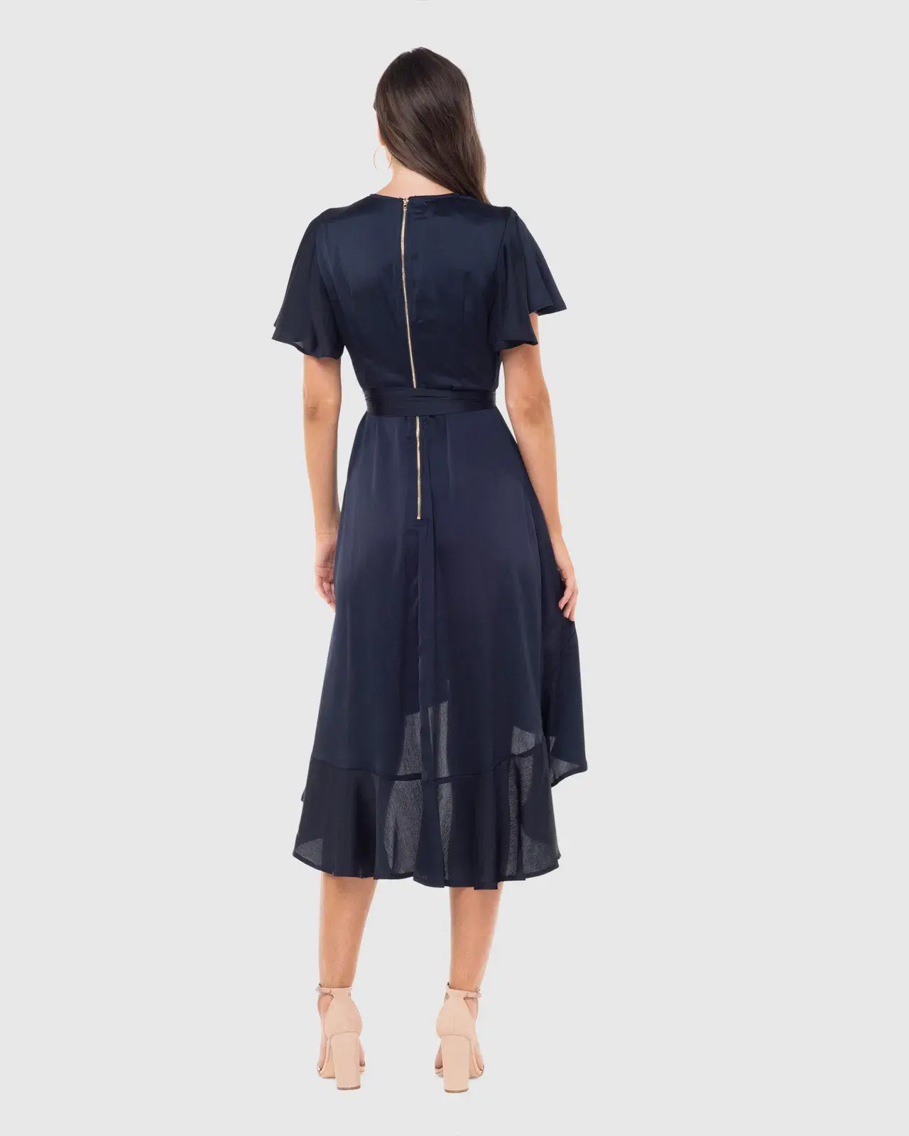 Pilgrim Stormy Maxi Dress in Blue Size AU 12 - Image 3