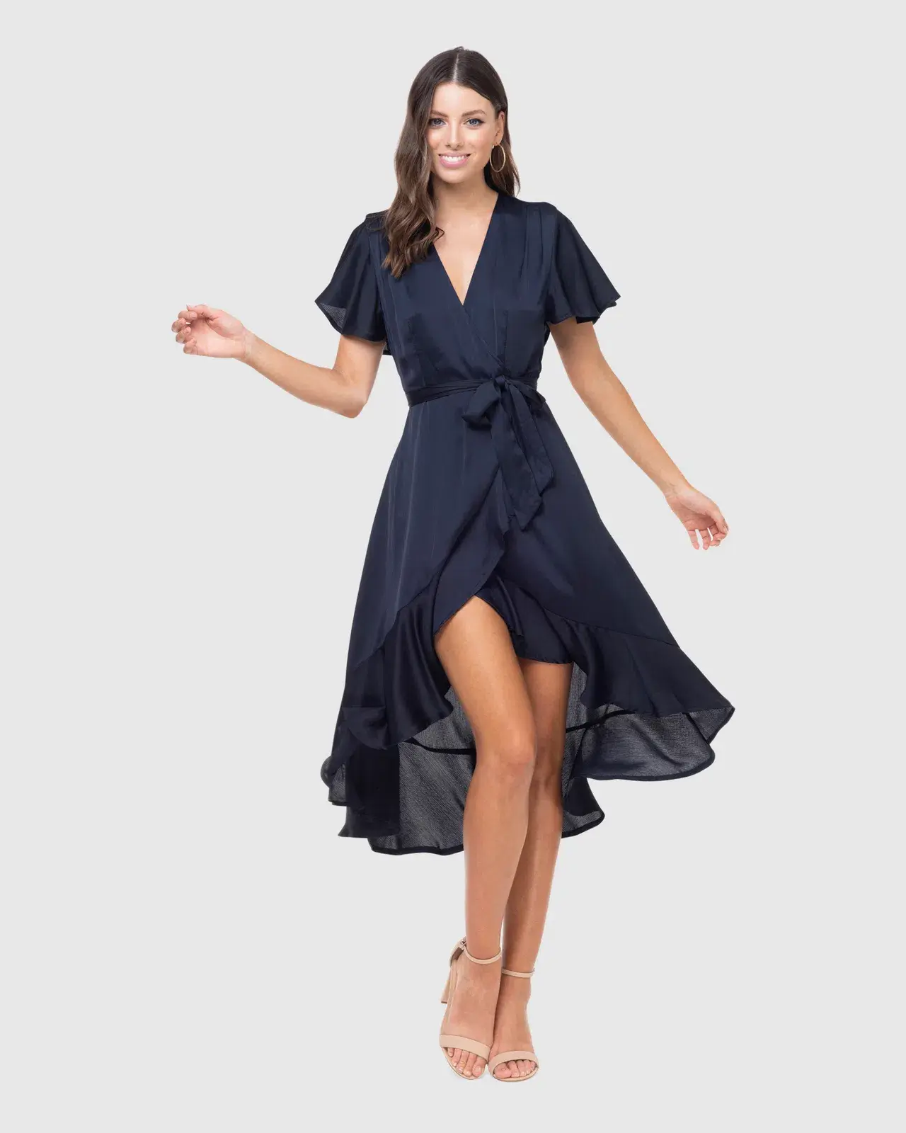Pilgrim Stormy Maxi Dress in Blue Size AU 12 - Image 1