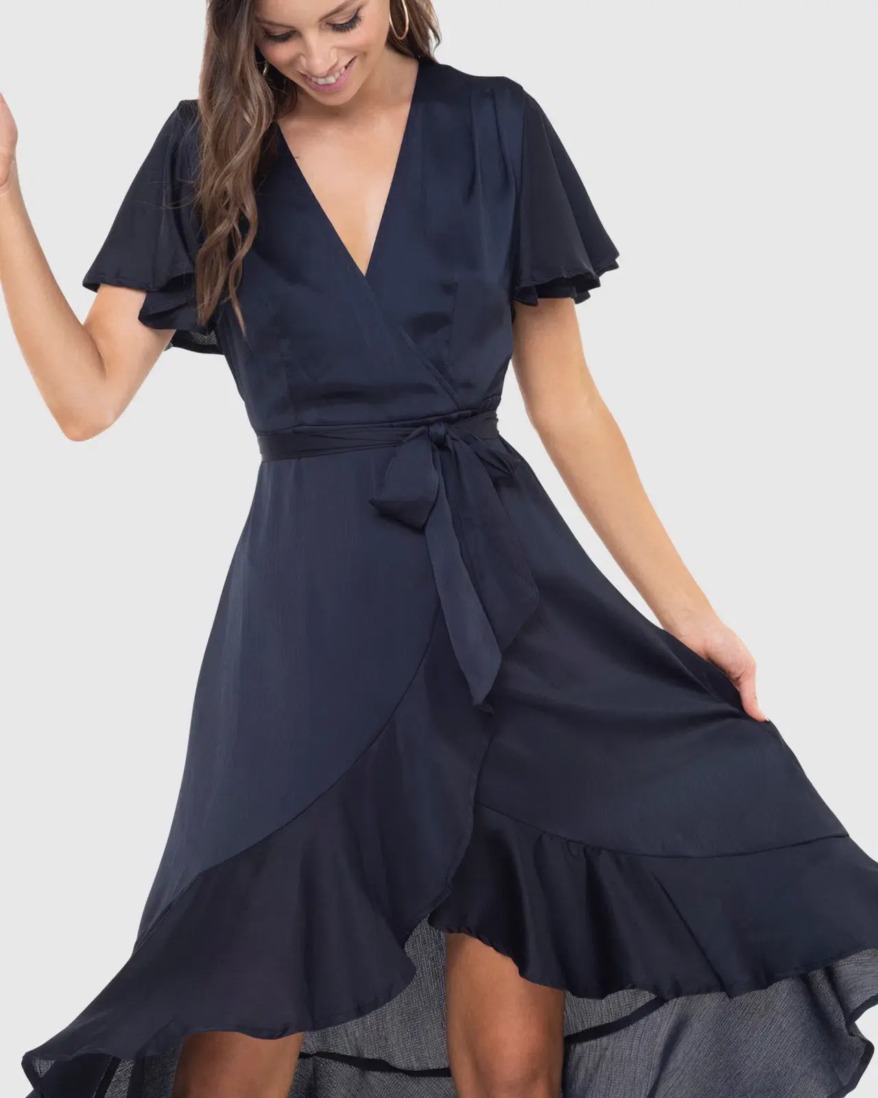 Pilgrim Stormy Maxi Dress in Blue Size AU 12 - Image 4