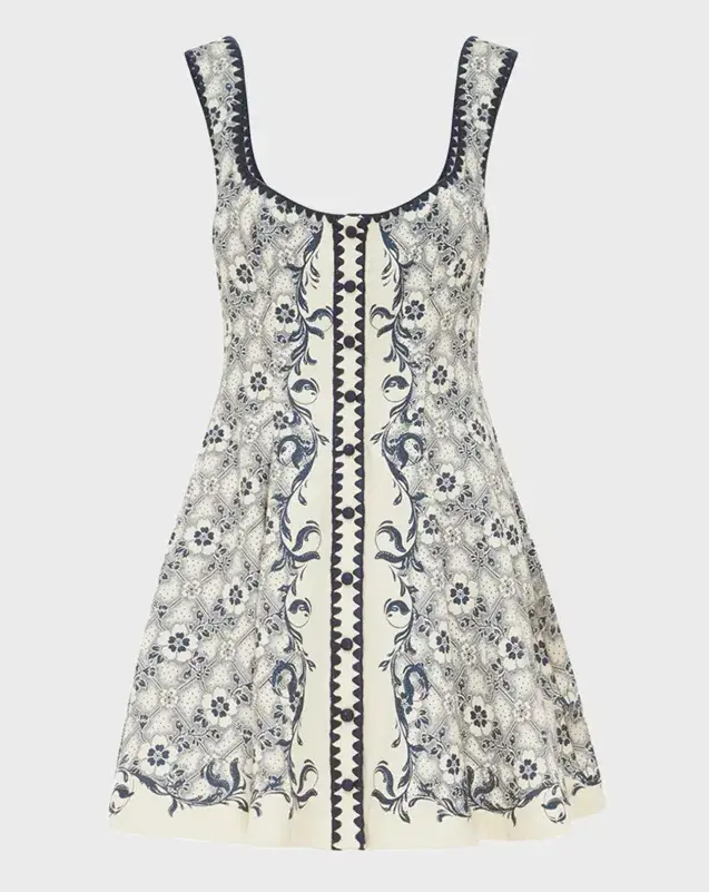 Alemais Airlie Mini Dress Print Size AU 8 for rent on The Volte - main image