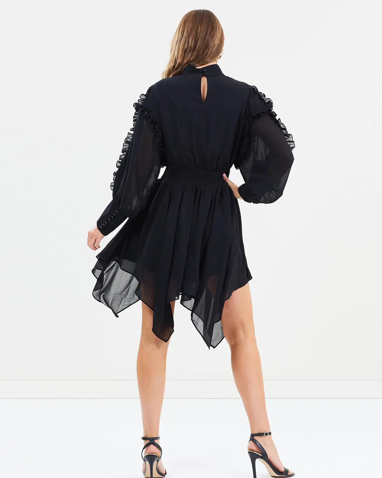 Mossman Nothing Ever Seen Before Dress Black Size AU 10 - Image 4