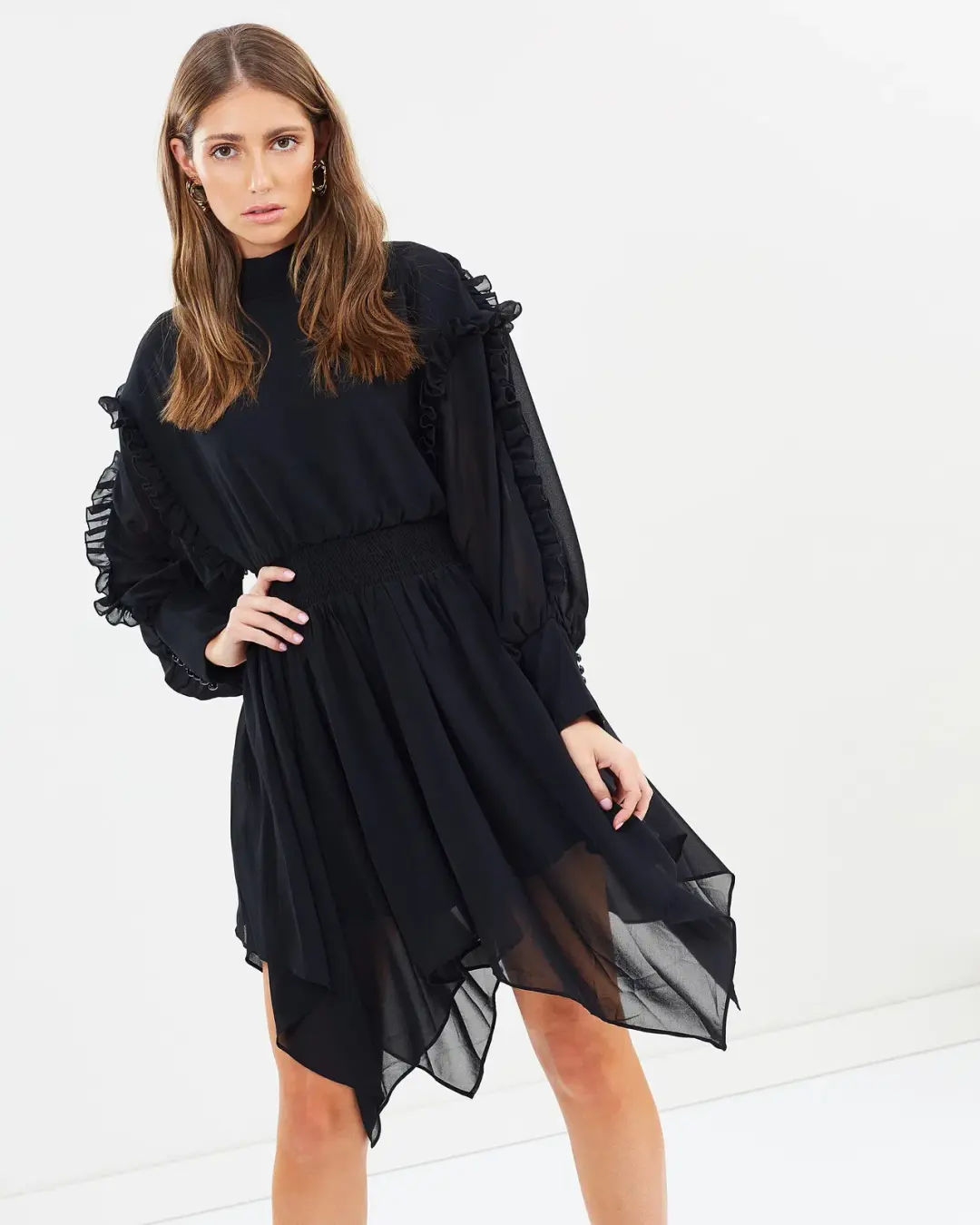 Mossman Nothing Ever Seen Before Dress Black Size AU 10 for rent on The Volte - main image