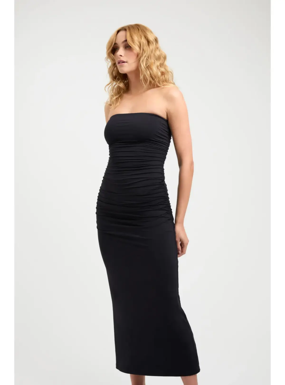 Kookai Elise Strapless Maxi Dress Black Size AU 10 - Image 2