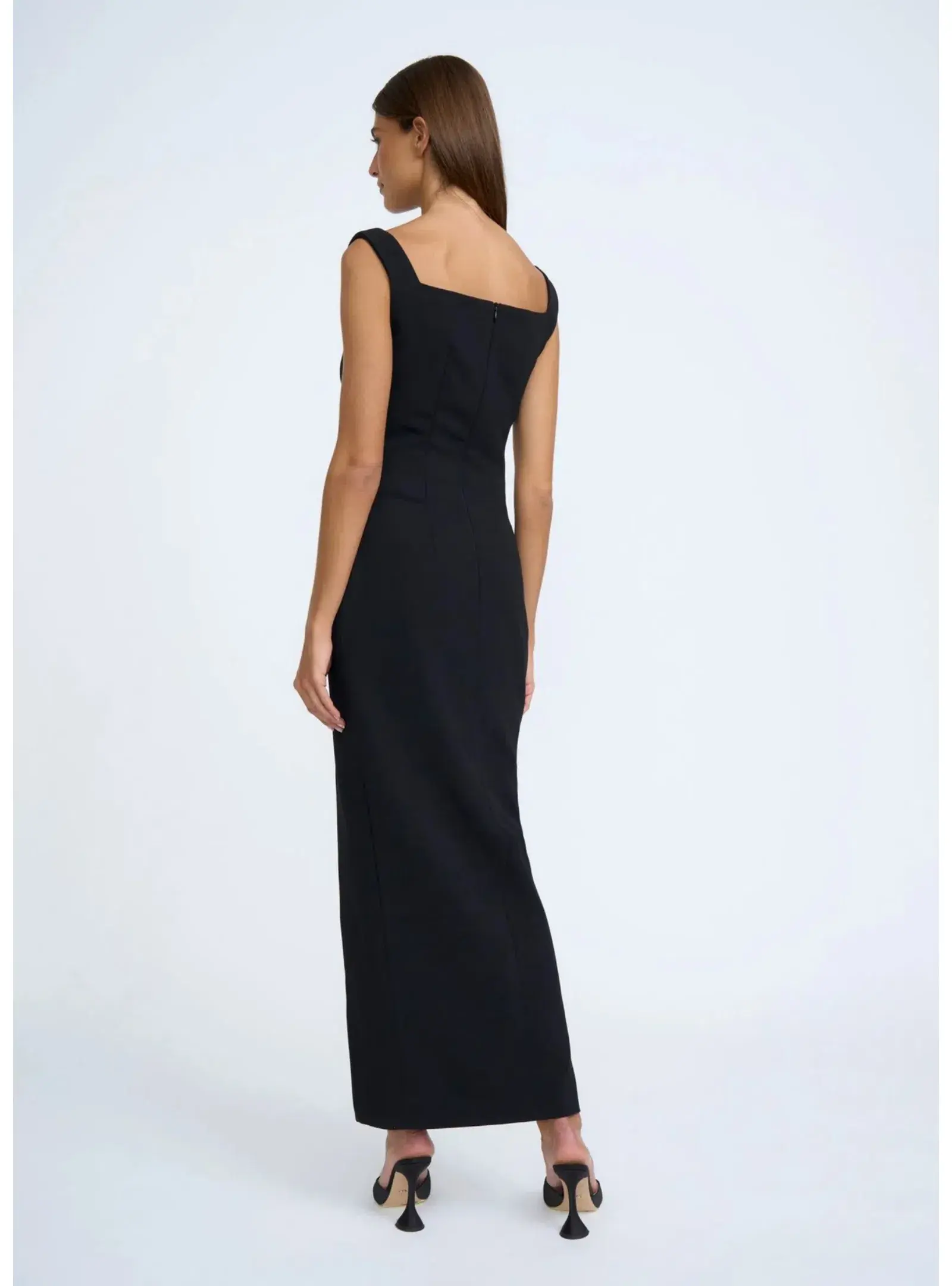 By Johnny Femmina Diamond Pipe Midi Dress Black Size AU 12 - Image 2