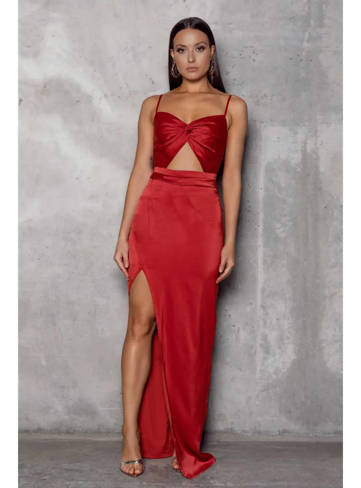 Elle Zeitoune Lillian Dress Rust Size AU 8  - Image 1