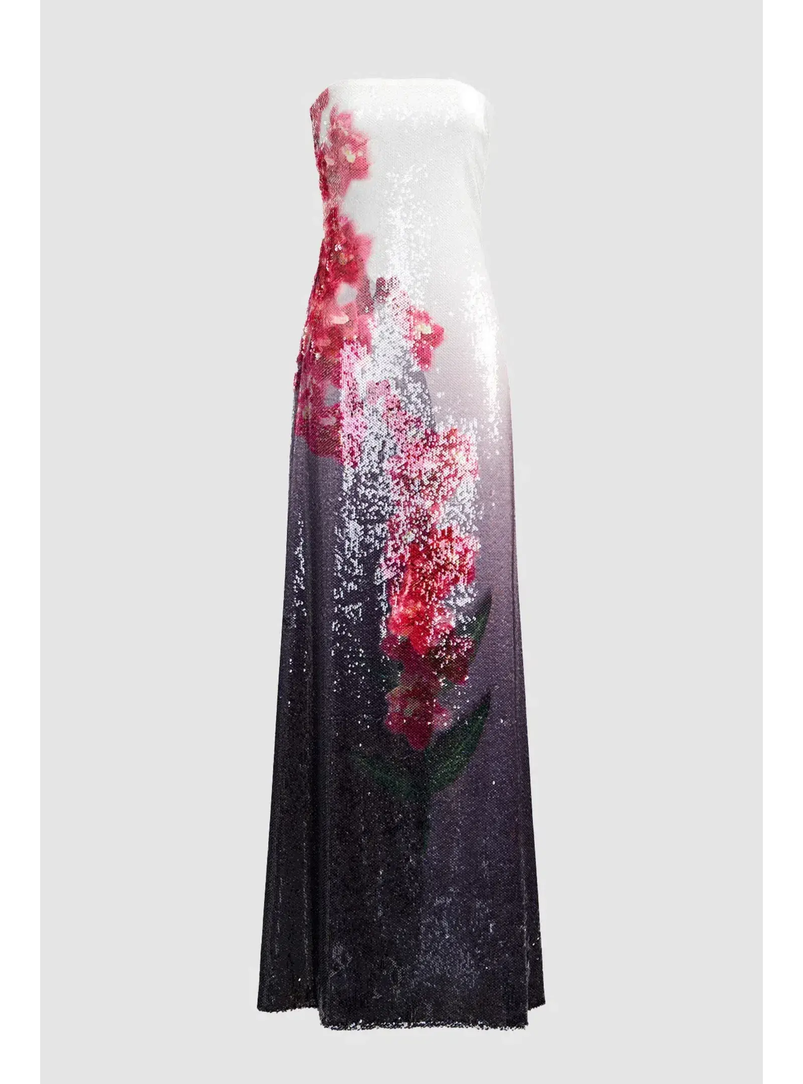 Halston Spencer Sequin Strapless Maxi Dress in Multi Size AU 8 - Image 4