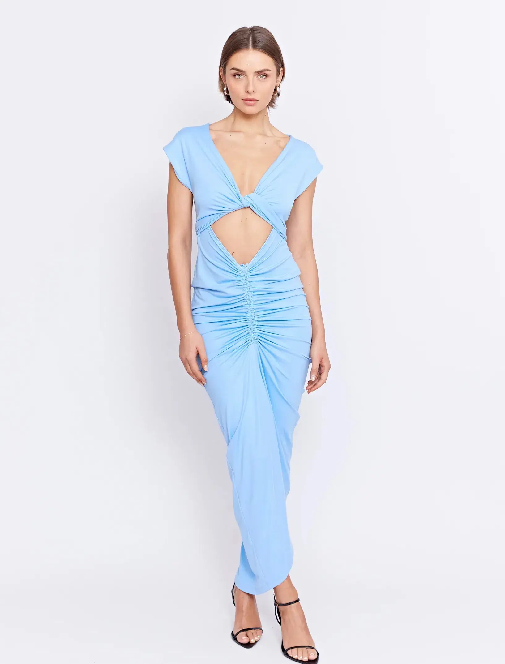 Pfeiffer Ramos Dress in Light Blue Size 8 - Image 2
