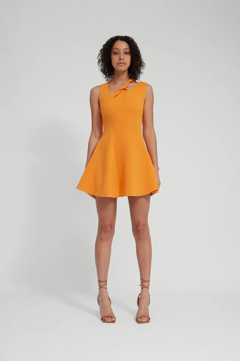 Tojha Calli Mini Dress Orange Size 10 - Image 1