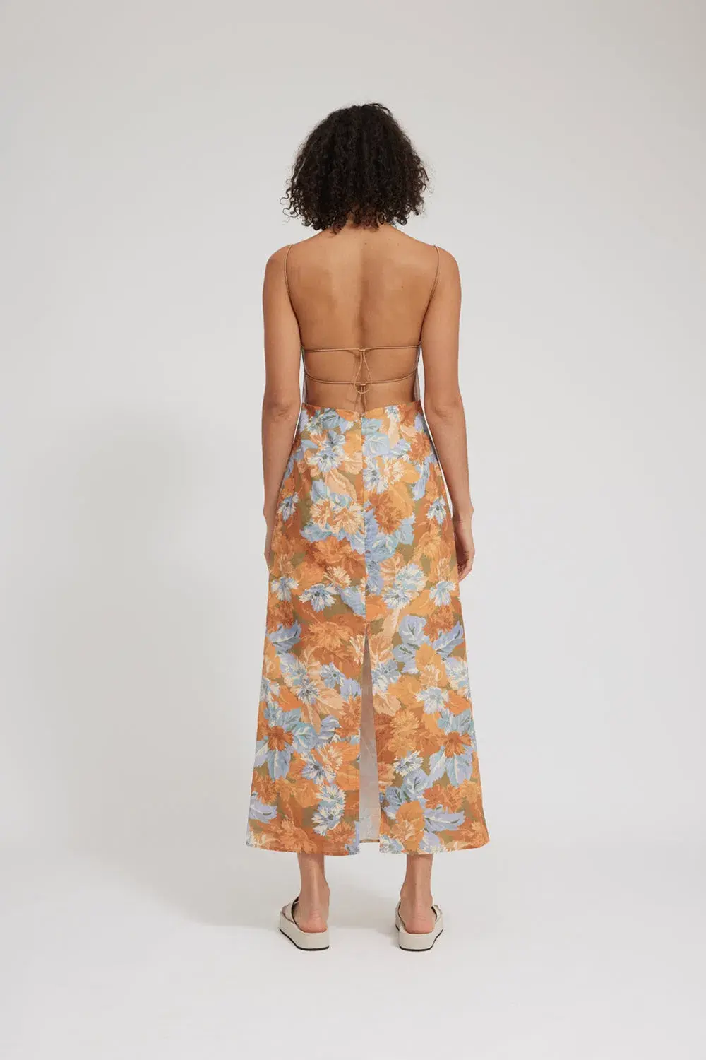 Tojha Poppy Midi Dress Floral Size XS / AU 6 - Image 3