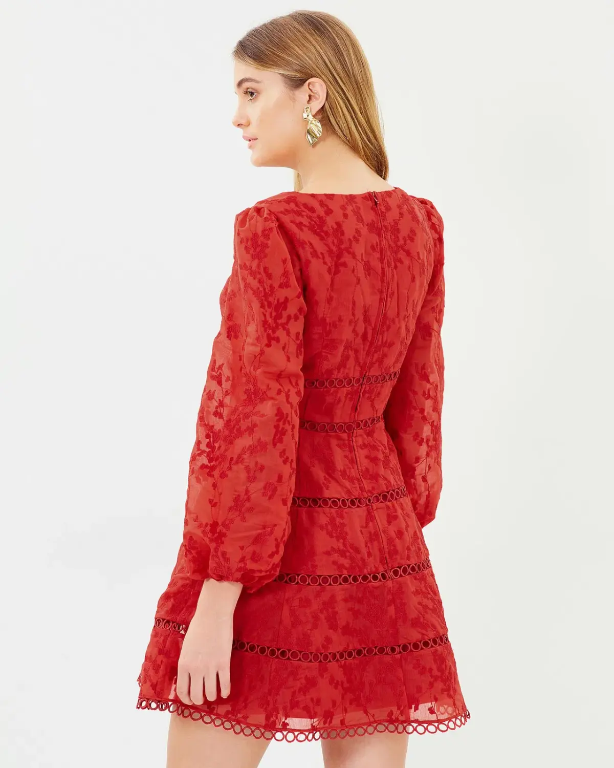 Keepsake The Label About Us Mini Dress Red Size 12 - Image 3