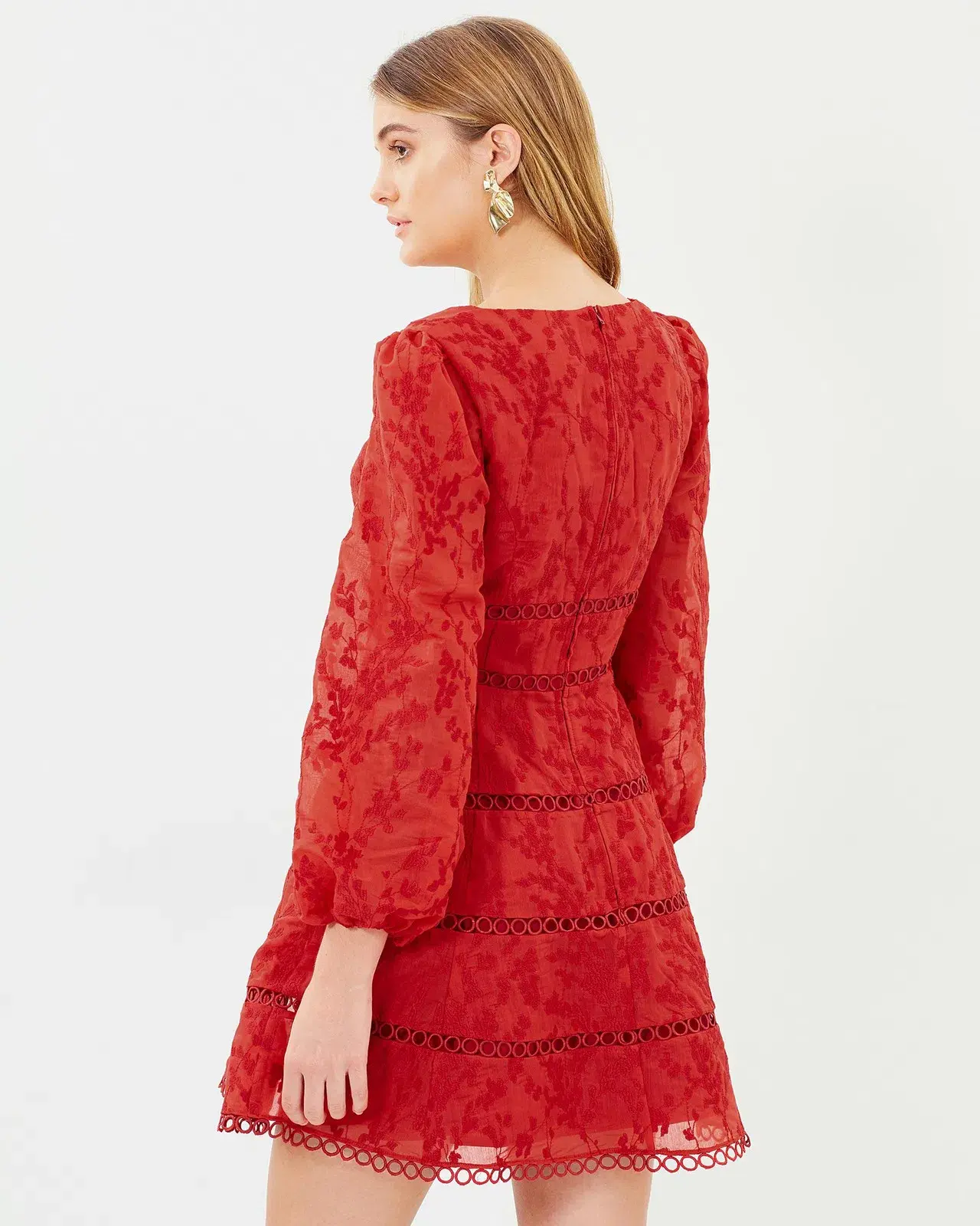 Keepsake The Label About Us Mini Dress Red Size 12 - Image 3