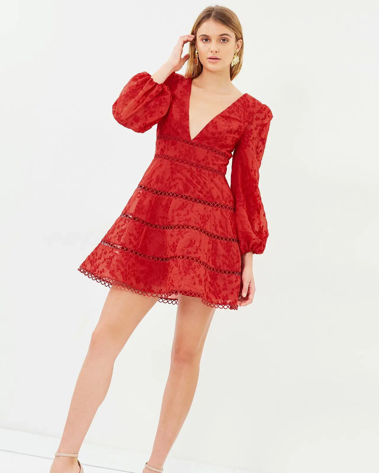 Keepsake The Label About Us Mini Dress Red Size 12 - Image 2