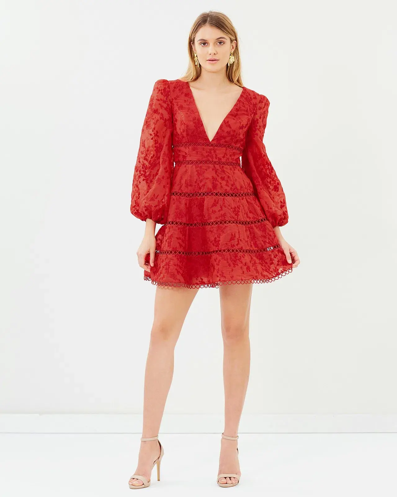 Keepsake The Label About Us Mini Dress Red Size 12 - Image 1