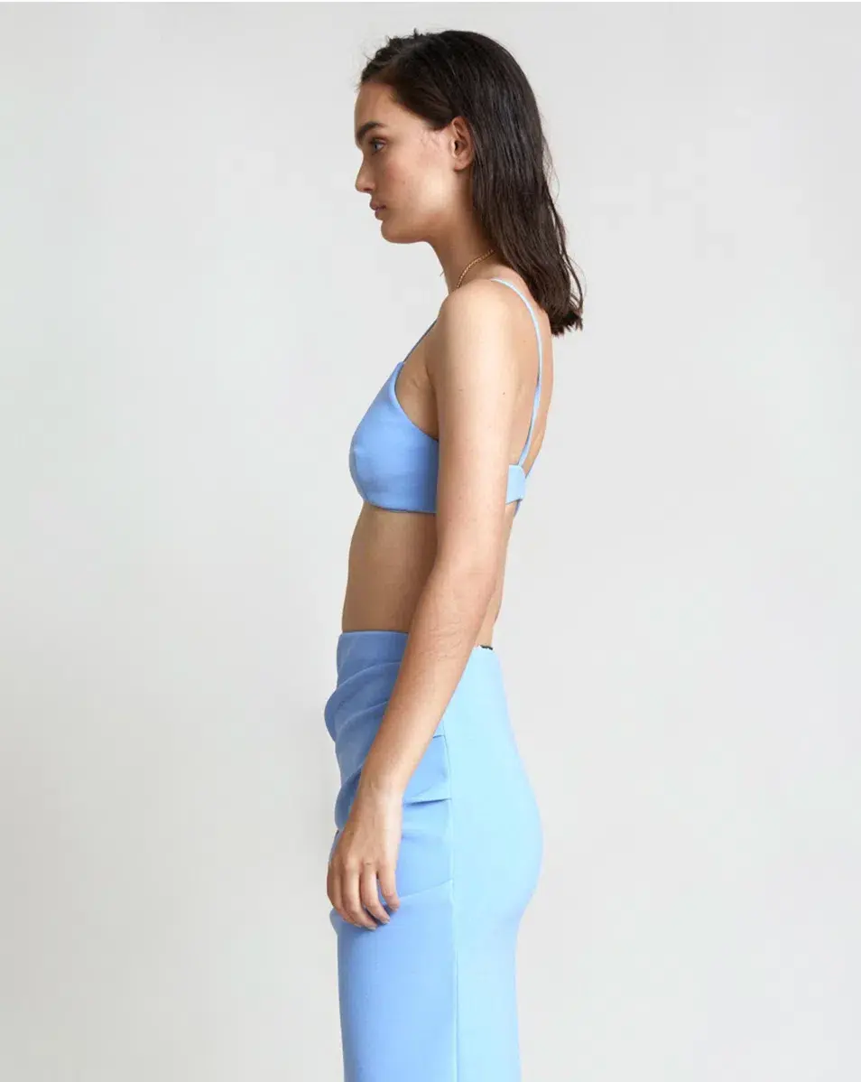 Bec and Bridge Noa Bralette and Midi Skirt Set Blue Size AU 6 - Image 3