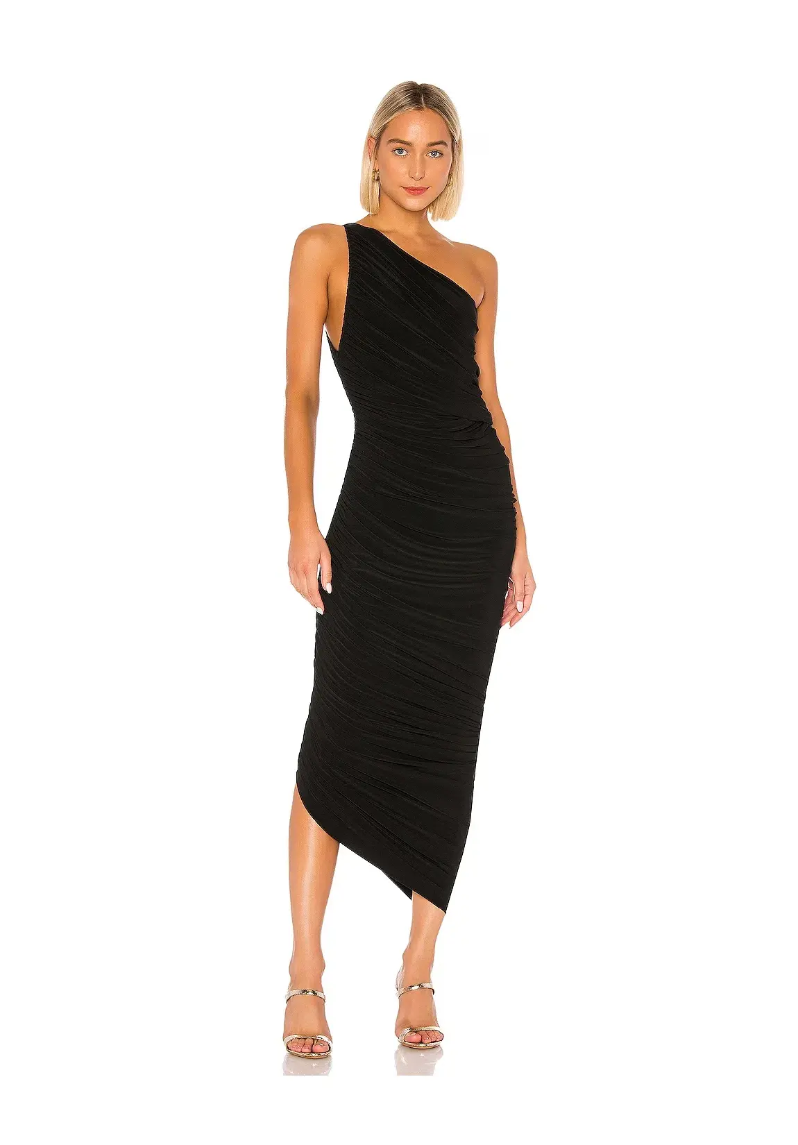 Norma Kamali Diana Gown Black Size XS/AU 6 - Image 1