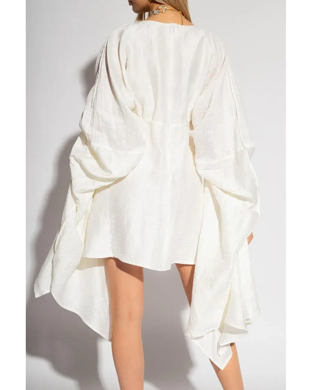 Cult Gaia Ashley Mini Dress Off White Size 12 - Image 3