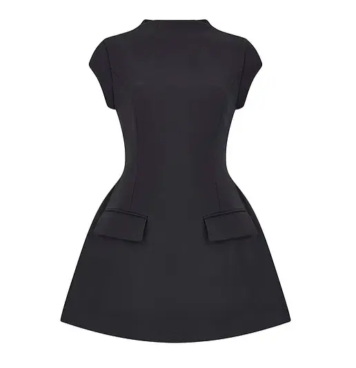 Odd Muse The Ultimate Muse Cap Sleeve Mini Dress in Black Size S/ AU 8 - Image 5