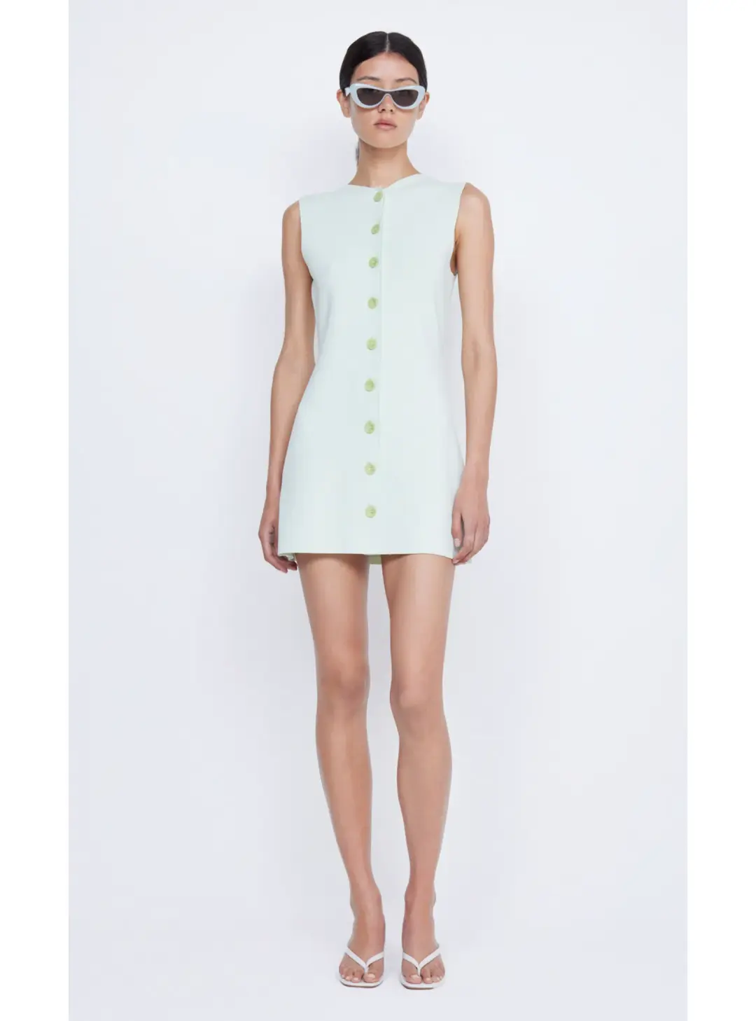 Bec & Bridge Ilora Knit Mini Dress in Mint Size S / AU 8 for rent on The Volte - main image