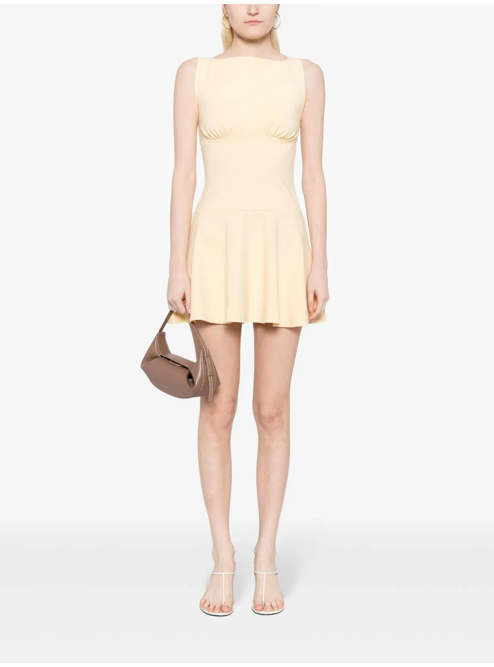 Mayve Knit Mini Dress Yellow Size XS / AU 8 - Image 1