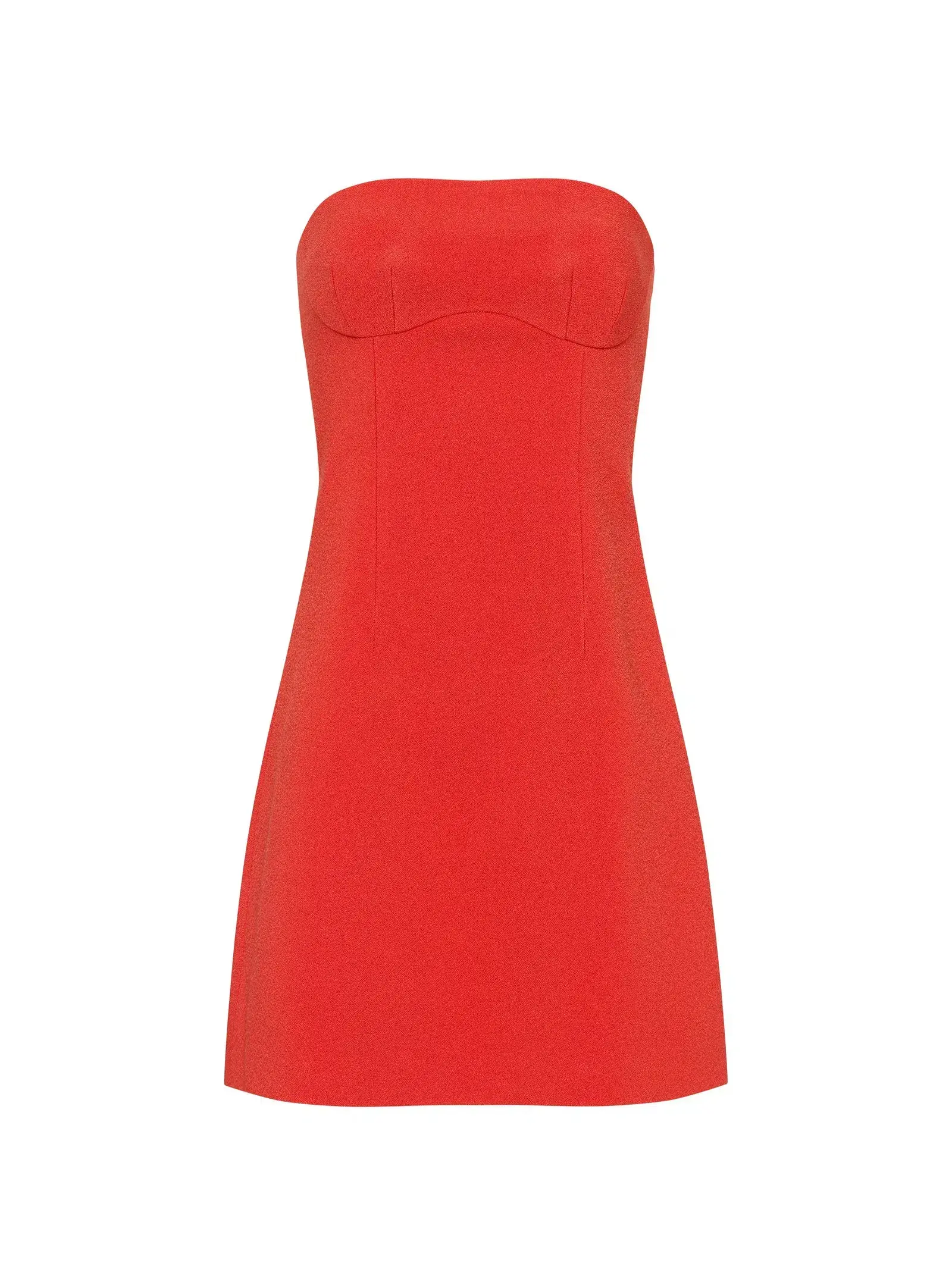 Sir the Label Spoerri Sculpted Mini Dress in Red Size 1 / AU 8 - Image 5