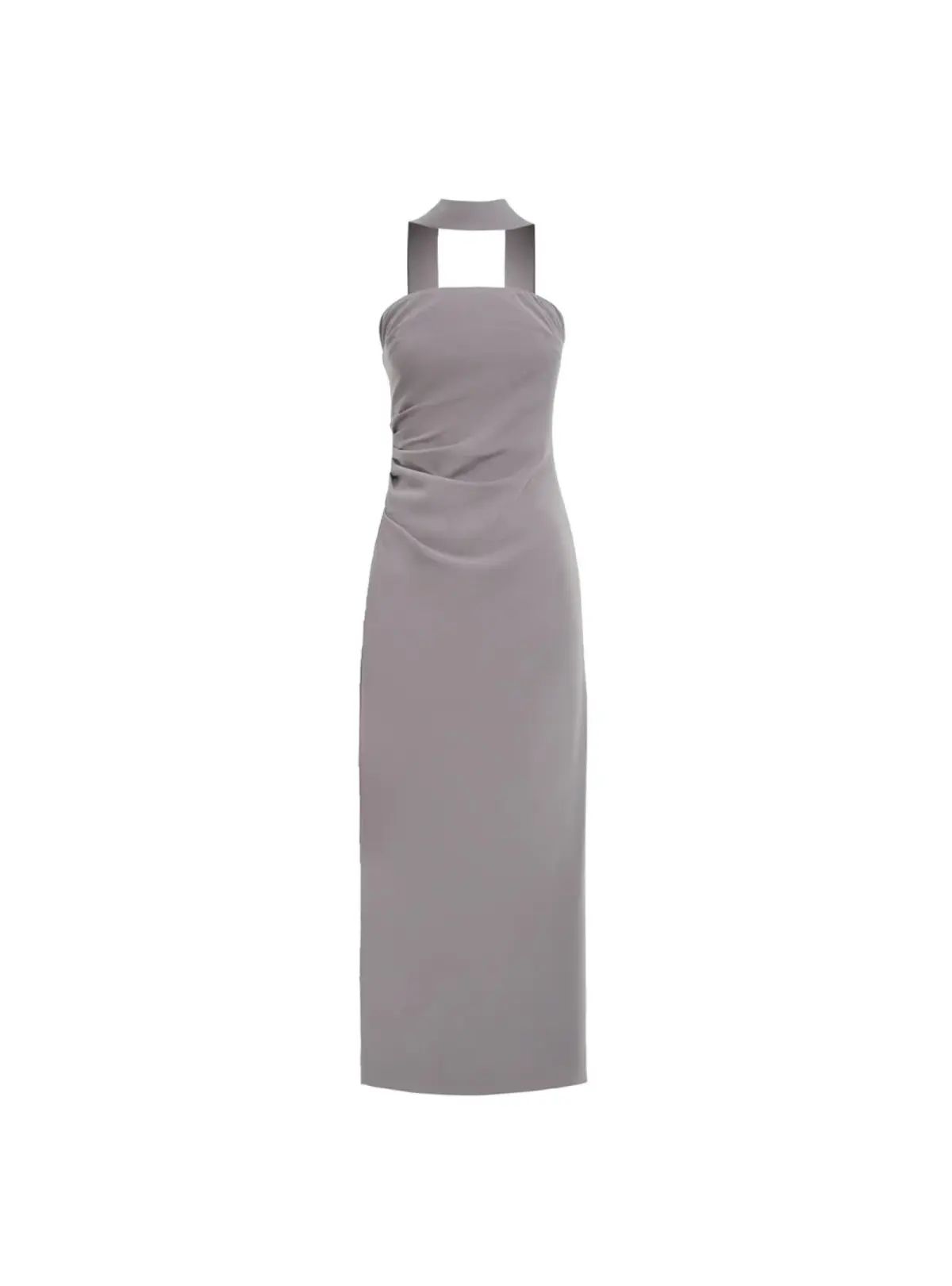 Kookai Koko Scarf Dress in Charcoal Size 36 / AU 8 - Image 5
