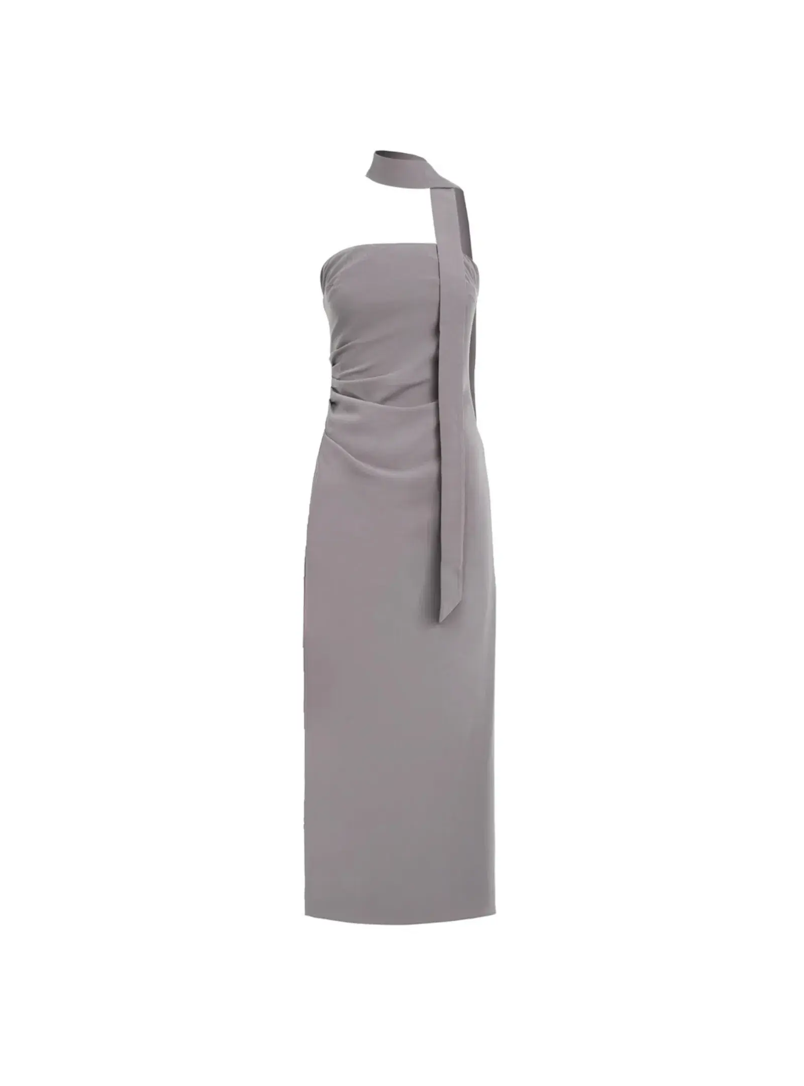 Kookai Koko Scarf Maxi Dress Charcoal Size 40 / AU 12 - Image 4