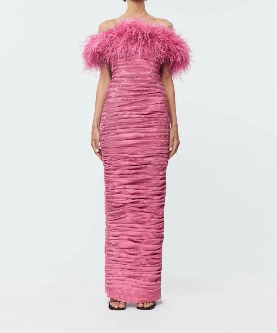 Rachel Gilbert Zion Gown Pink Size 4 / AU 14 - Image 2