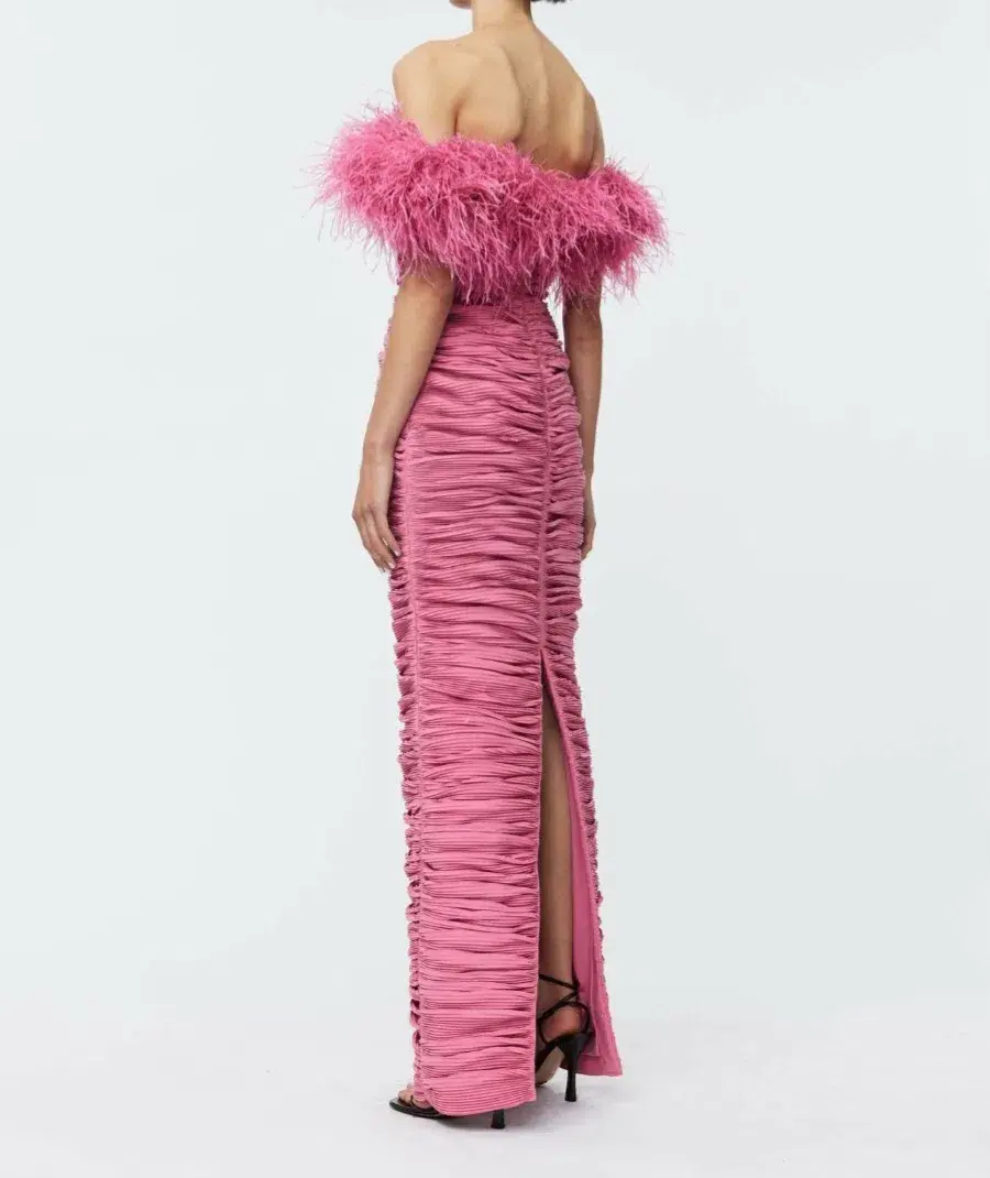 Rachel Gilbert Zion Gown Pink Size 4 / AU 14 - Image 4