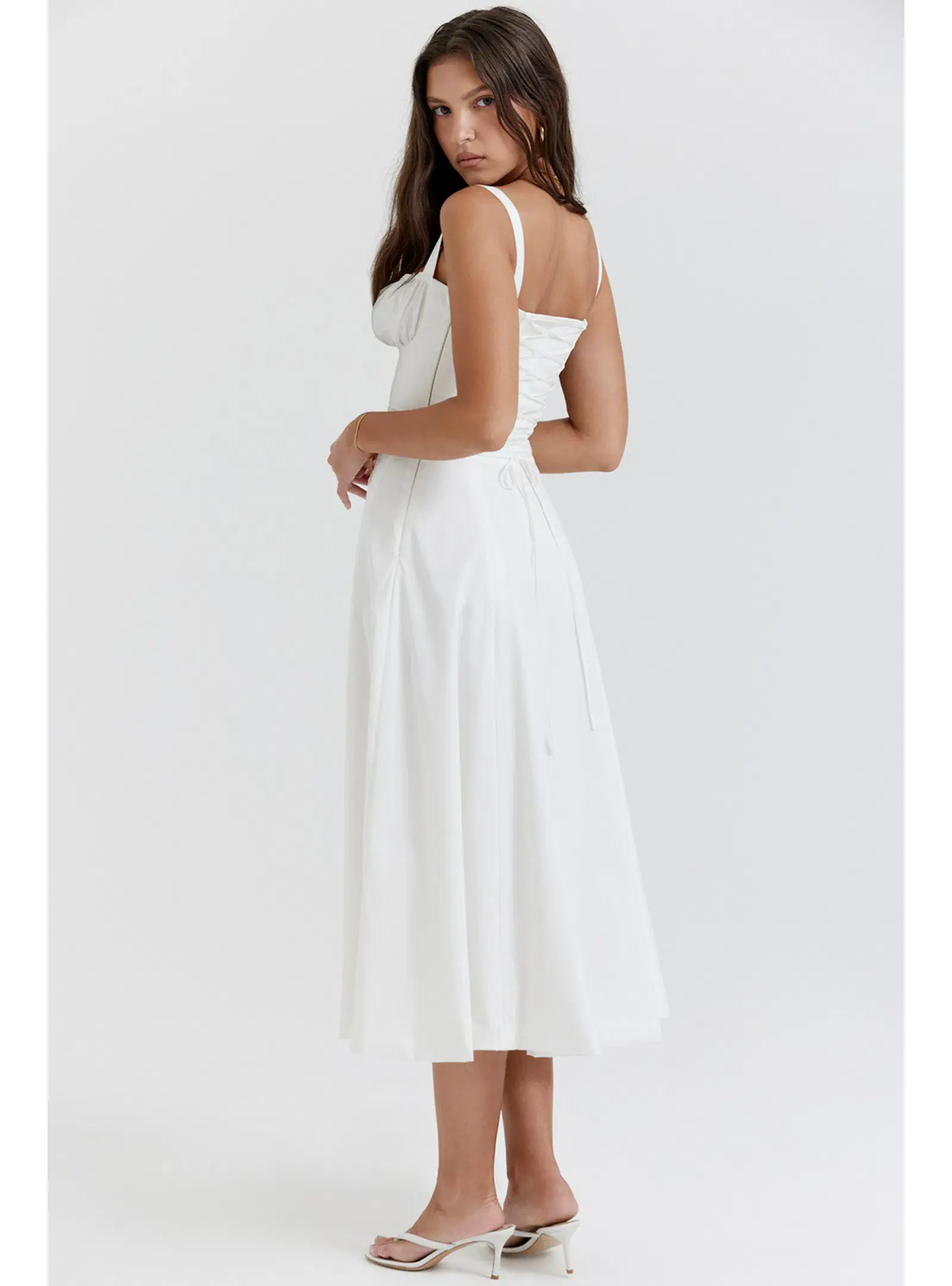 House of CB Carmen Dress White Size S / AU 8 - Image 6