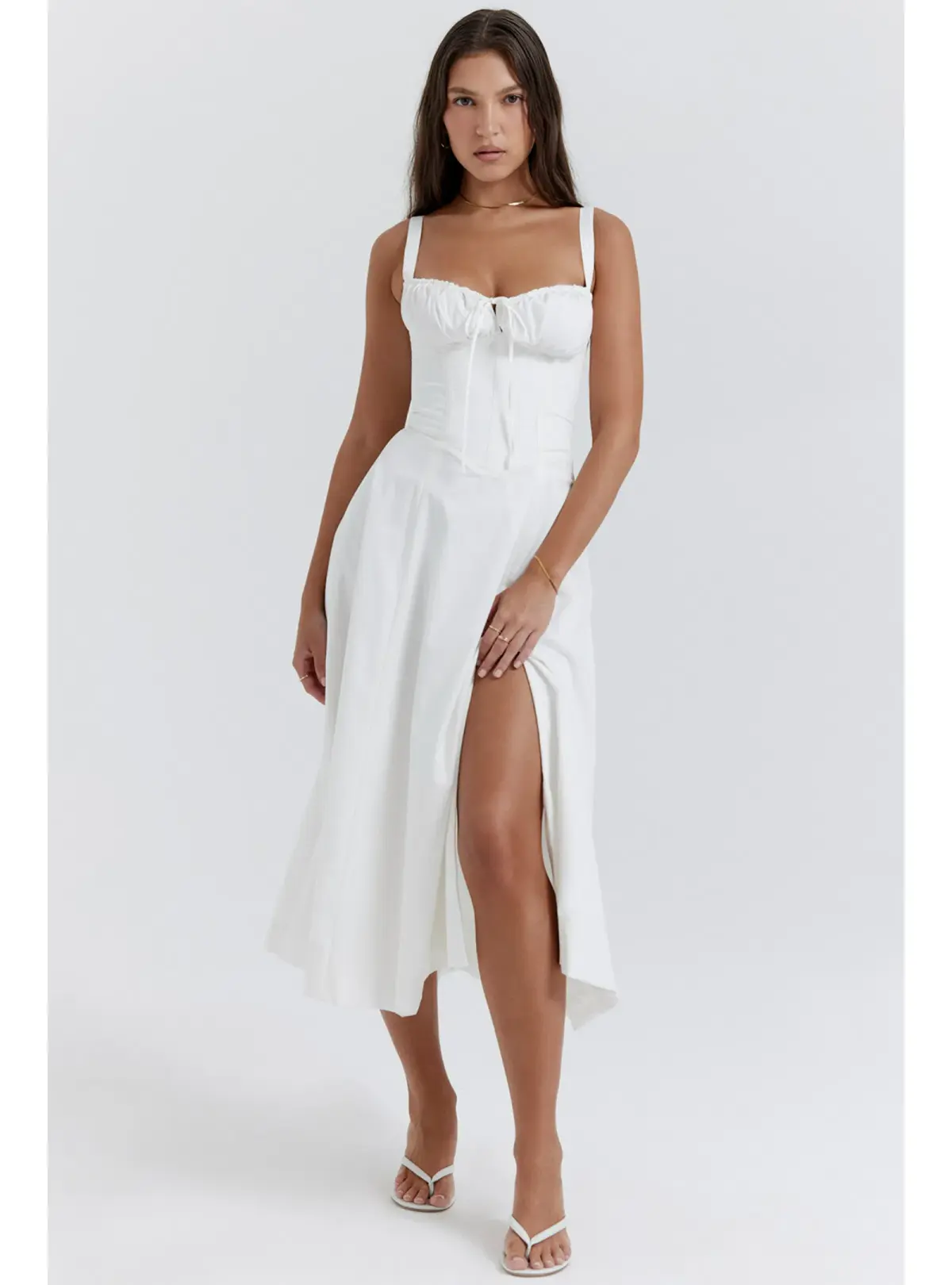 House of CB Carmen Dress White Size S / AU 8 - Image 5