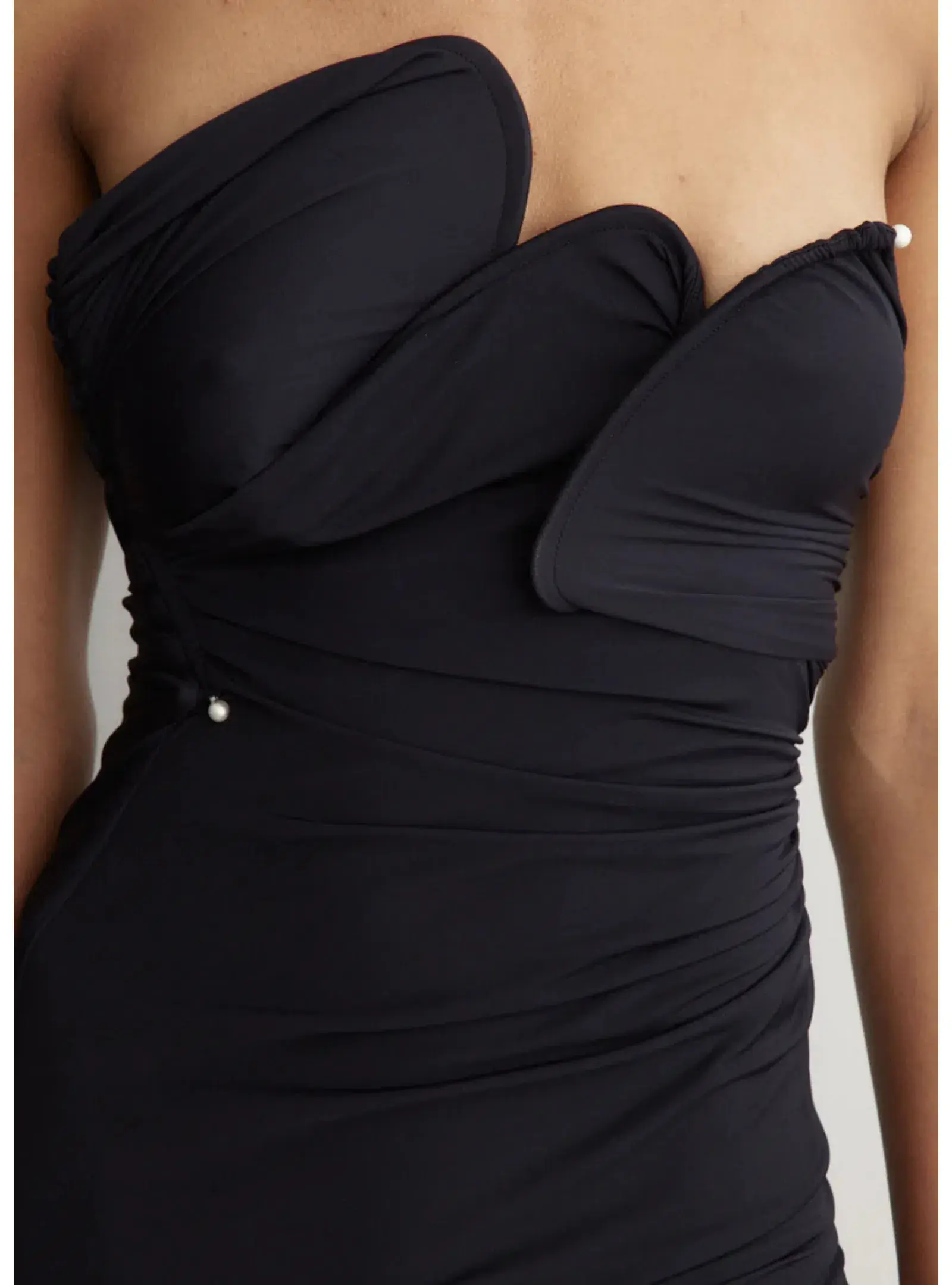 Christopher Esber Encompassed Loop Bodice Dress Black Size AU 6 - Image 2