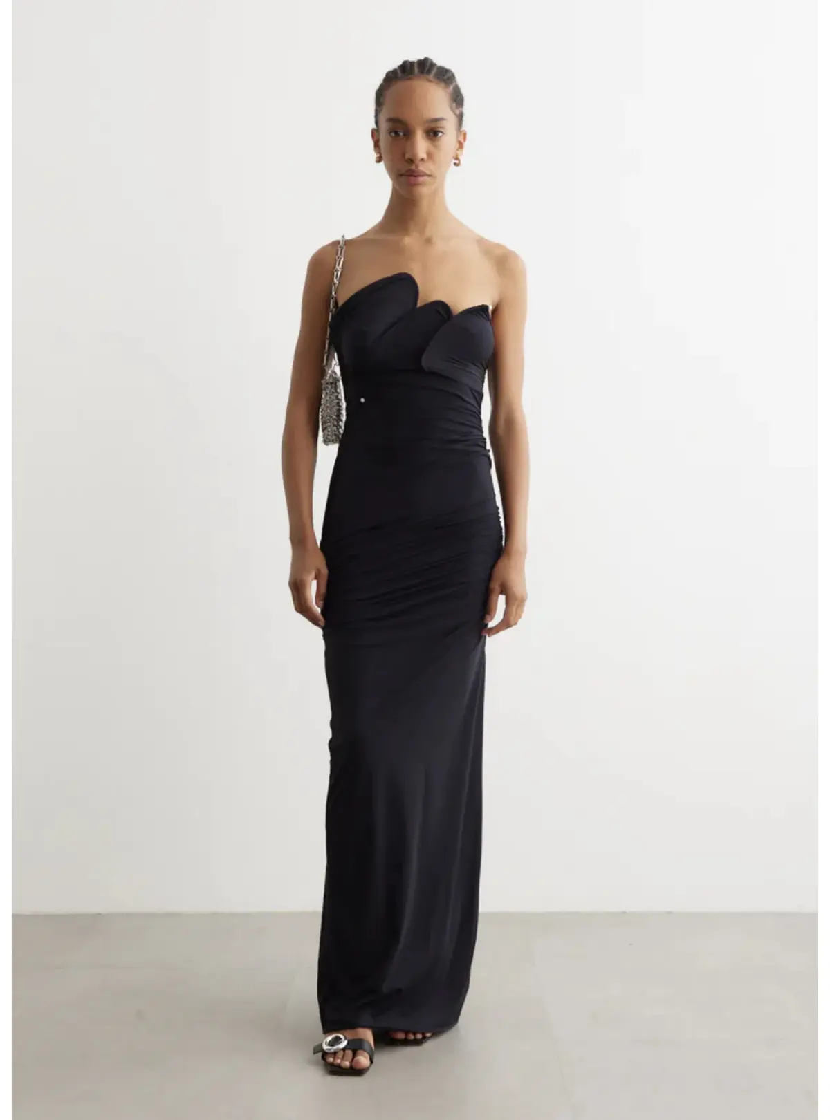Christopher Esber Encompassed Loop Bodice Dress Black Size AU 6 - Image 1