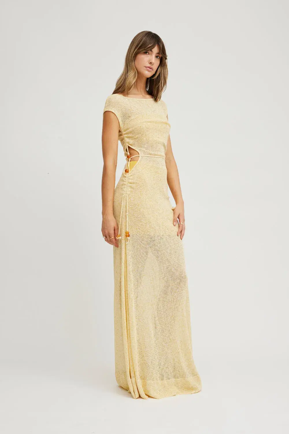 Tojha Ayanna Dress Sorbet Yellow Size 6 - Image 7