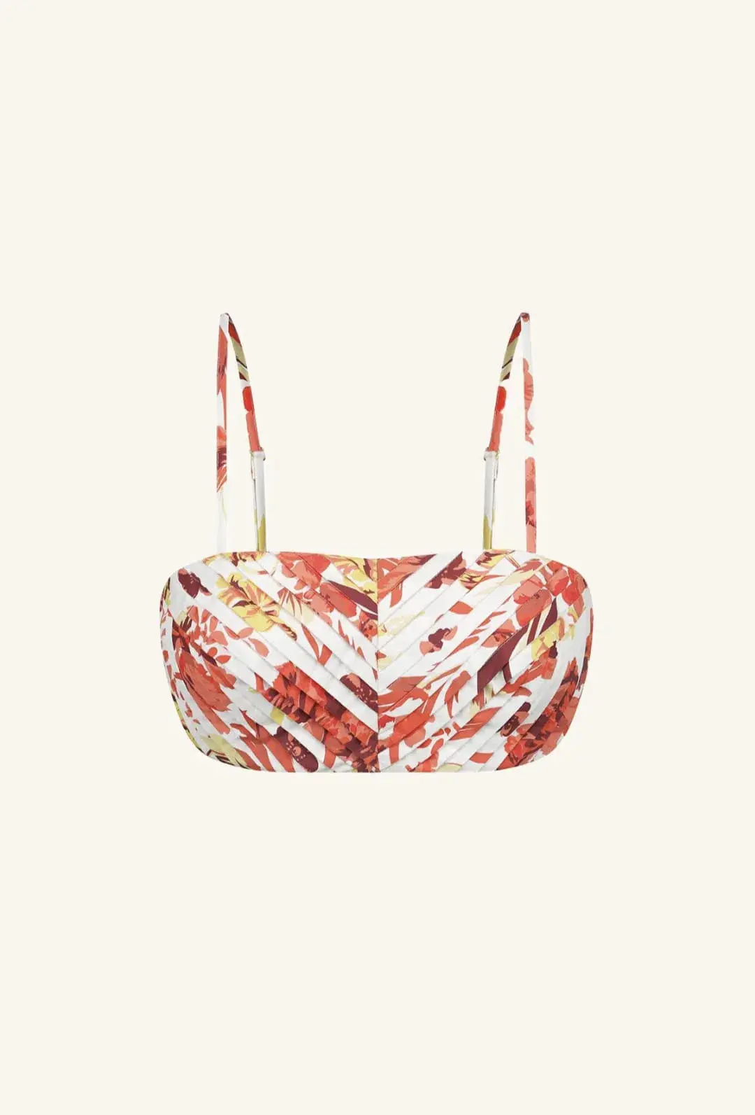 Shona Joy Kalani Pleated Bralette Multi Size AU 8 for rent on The Volte - main image