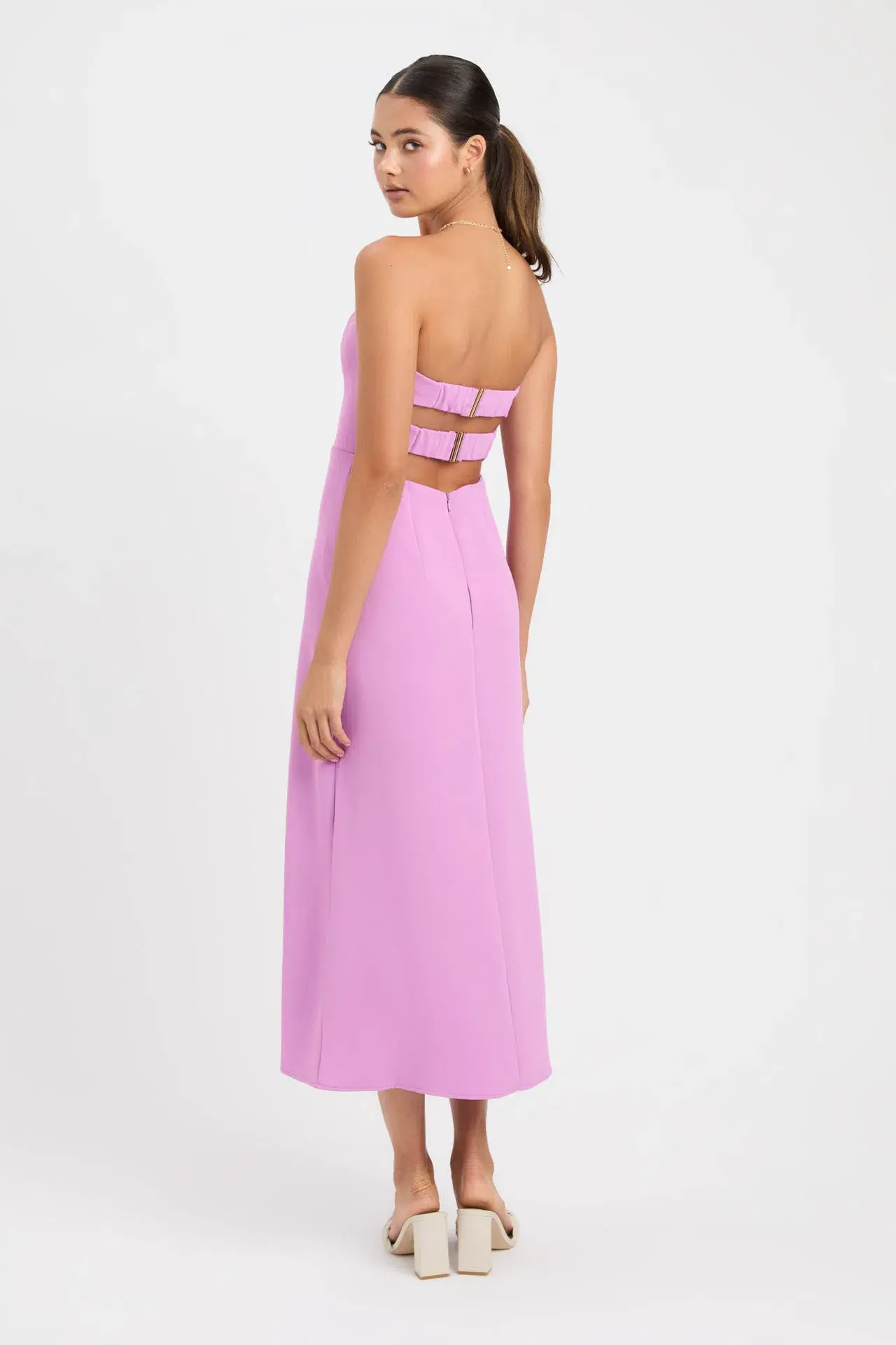 Kookai Alpha Strapless Dress Violet Size 34 / AU 6 - Image 3