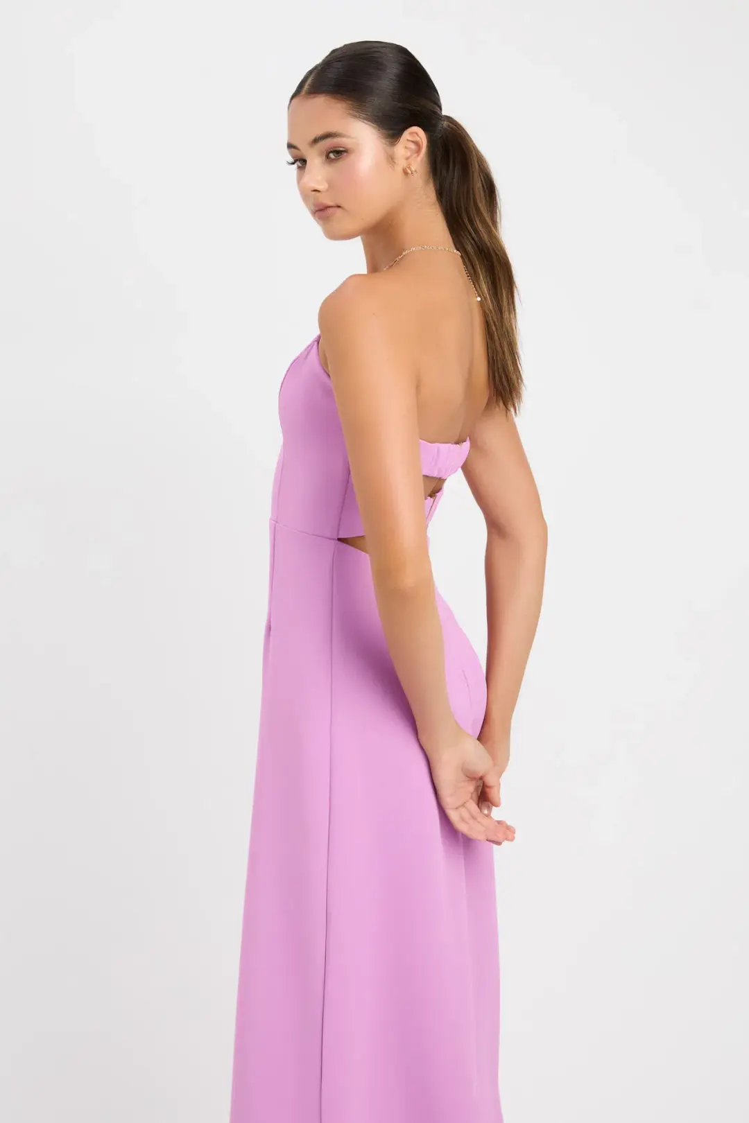 Kookai Alpha Strapless Dress Violet Size 34 / AU 6 for rent on The Volte - main image