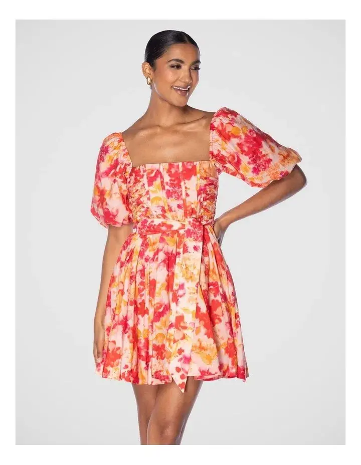 Pilgrim Janiya Mini Dress in Assorted Size 12 - Image 2
