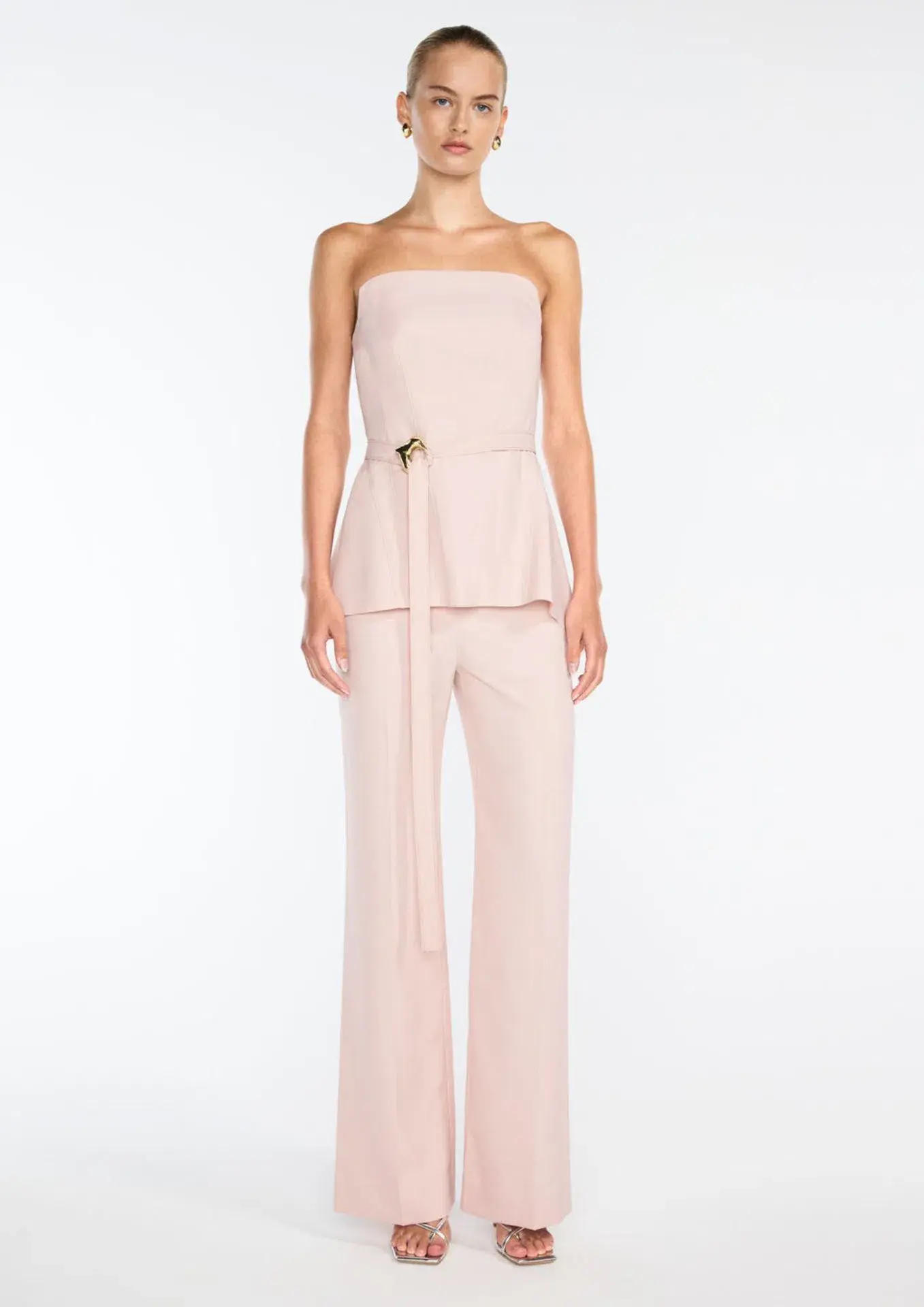Manning Cartell Tonal Poetry Bustier & Pant Set Blush Size 8  - Image 1