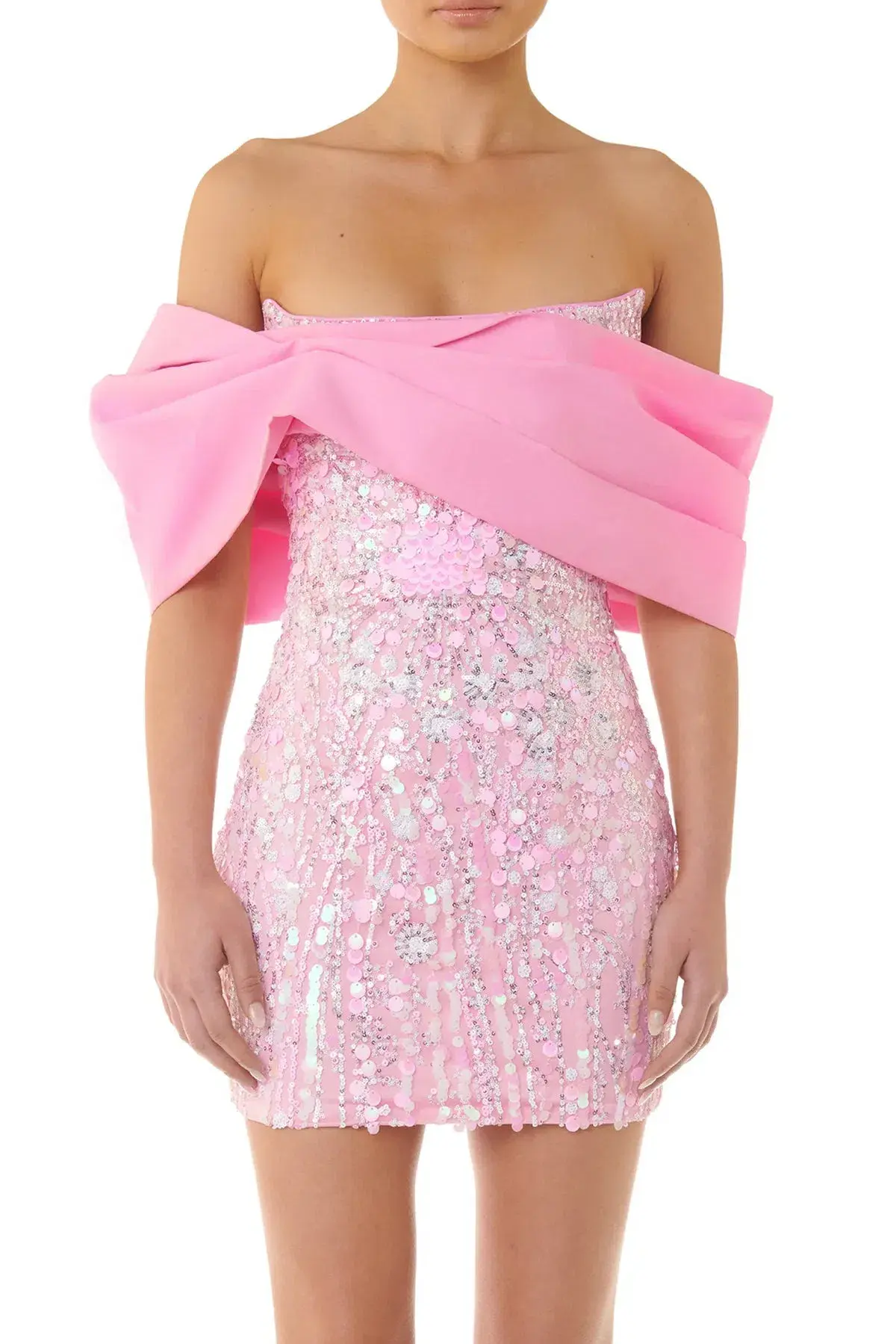 Eliya the Label Bianca Mini Dress in Pink Size XS / AU 6 - Image 2
