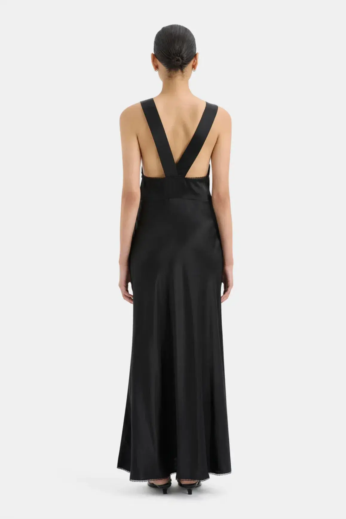 Sir The Label Aries Cut Out Gown Black Size 1 / AU 8 - Image 2