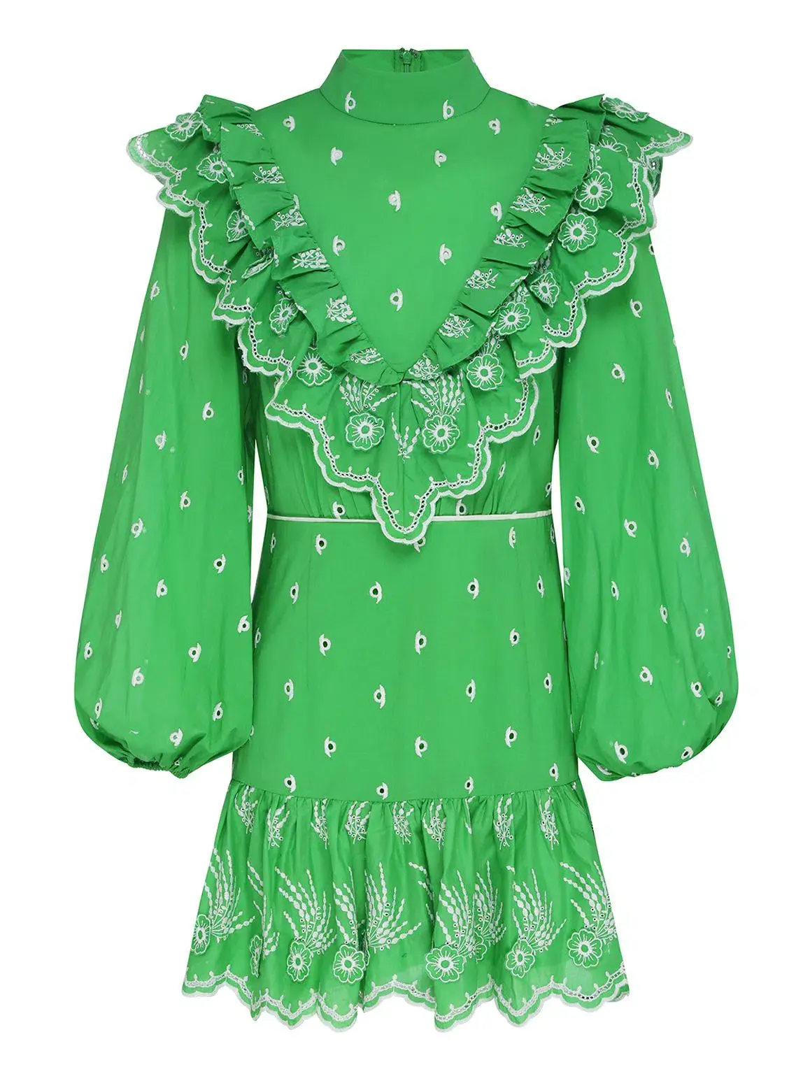 Alice McCall Love Supreme Mini Dress Fern Size 8 AU - Image 4