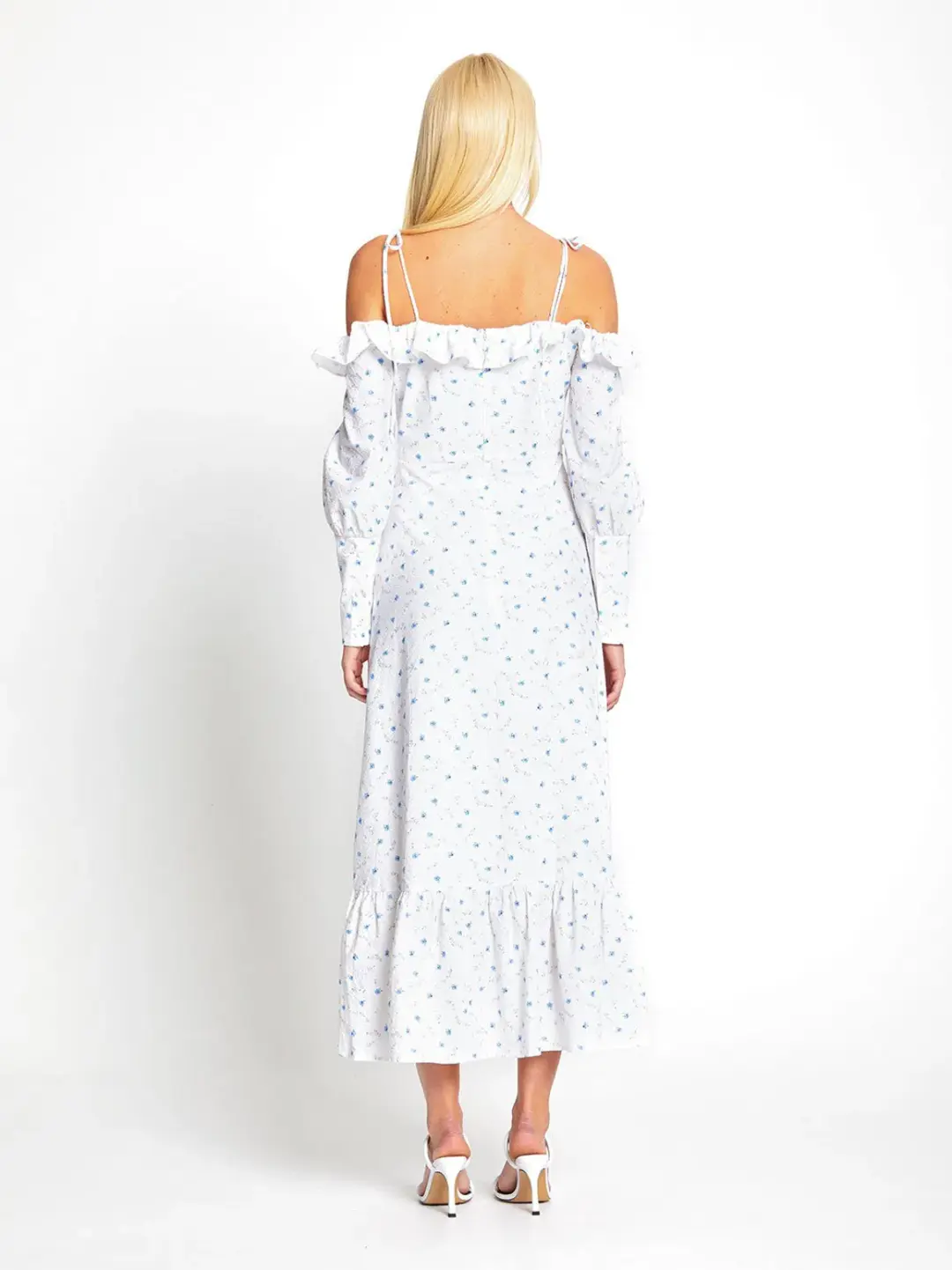 Alice McCall Limonata Midi Dress Porcelain Size 12 for rent on The Volte - main image