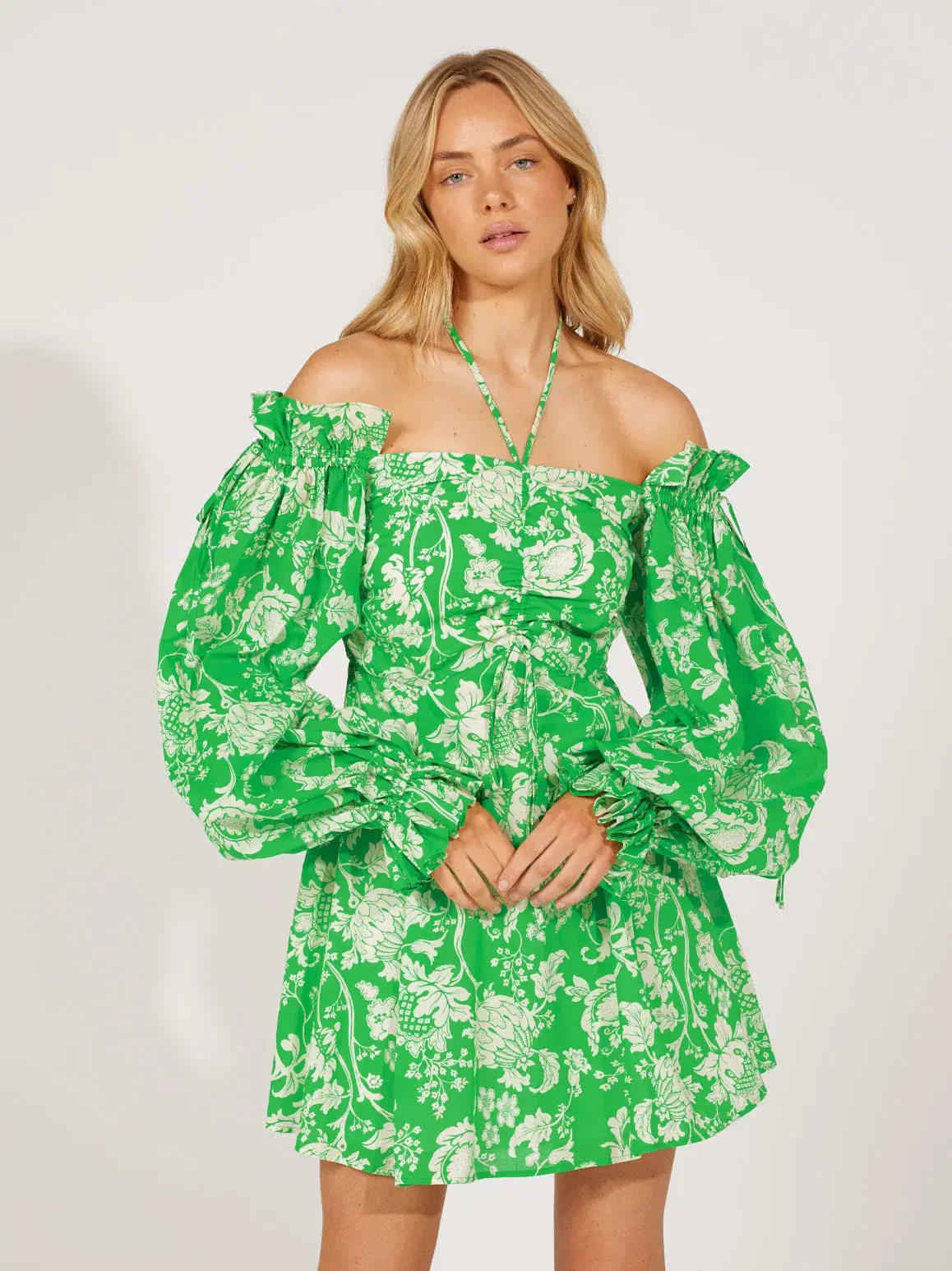 Alice McCall Mary Anne Mini Dress Green Apple Size 8 AU - Image 4