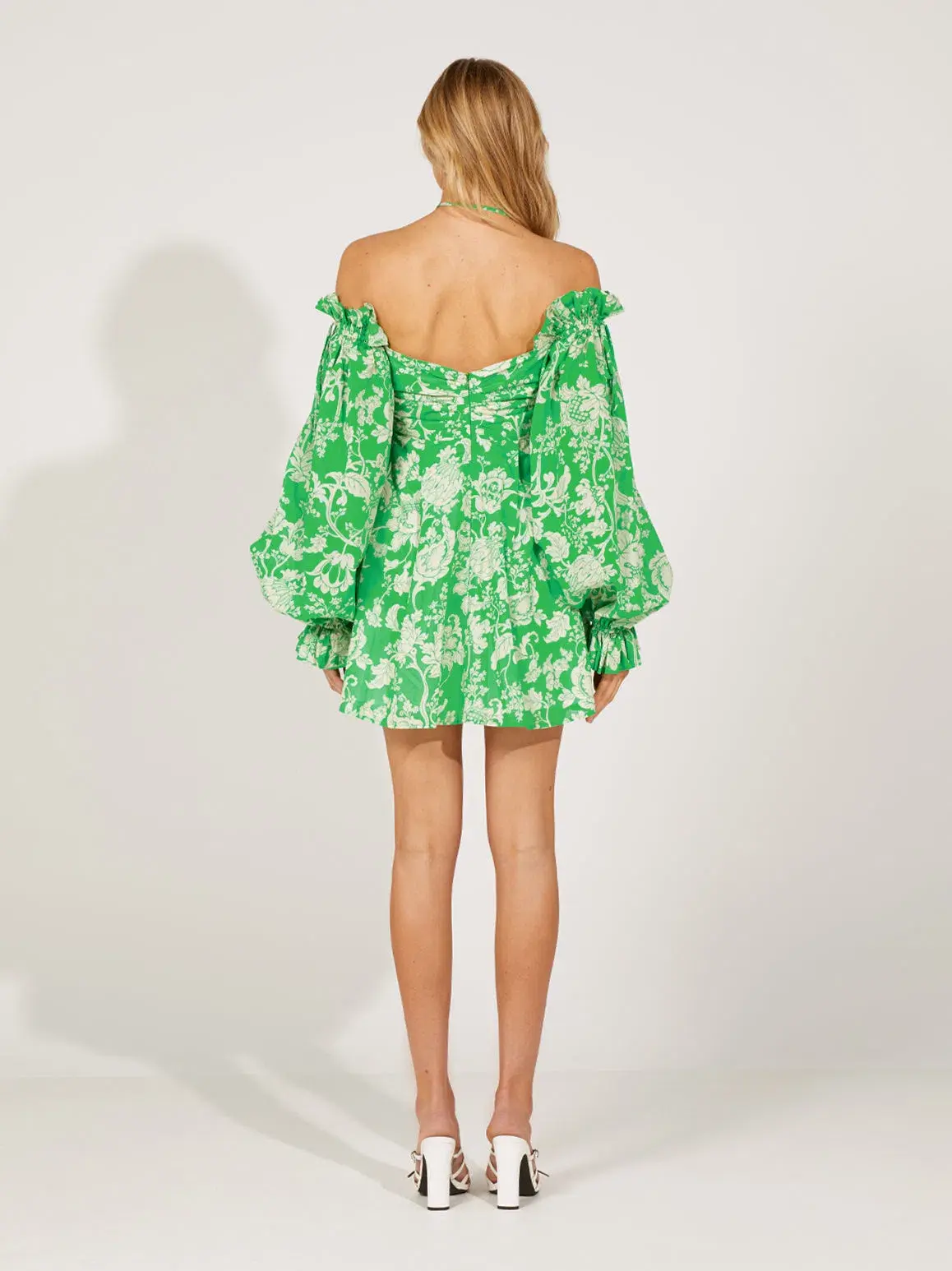 Alice McCall Mary Anne Mini Dress Green Apple Size 8 AU - Image 3