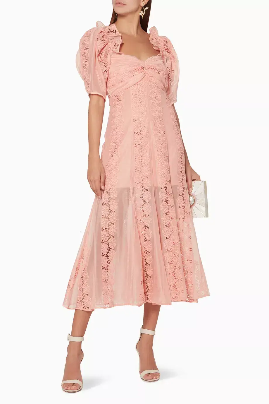 Alice McCall About You Midi Dress Rogue Pink Size 8 - Image 4