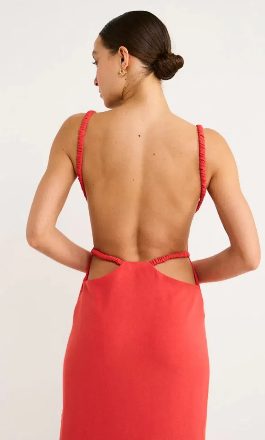 Sir the Label Spoerri Backless Gown Red Size 1 / 8 - Image 3
