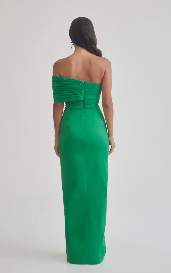 Sheike Giselle Gown in Jade Green Size 12 for rent on The Volte - main image